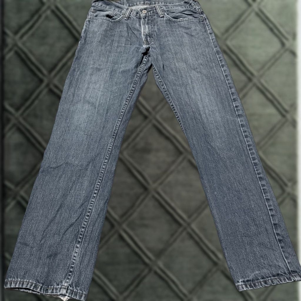 Levi's Levi's 514 Jeans Men Blue Denim Stretch Low Rise Slim Straight 32x32 - 32 Jeans Men Blue Vintage: No Size US 32 / EU 48 - 1 Thumbnail