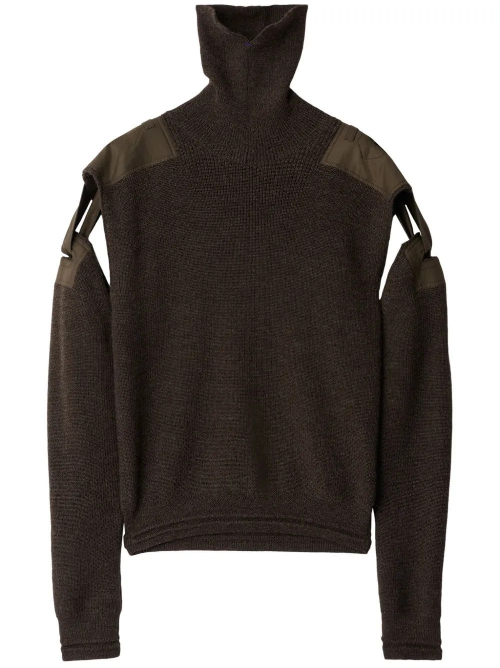 Burberry o1y0426 Turtleneck Sweater in Dark Brown Size US XL / EU 56 / 4 - 1 Thumbnail