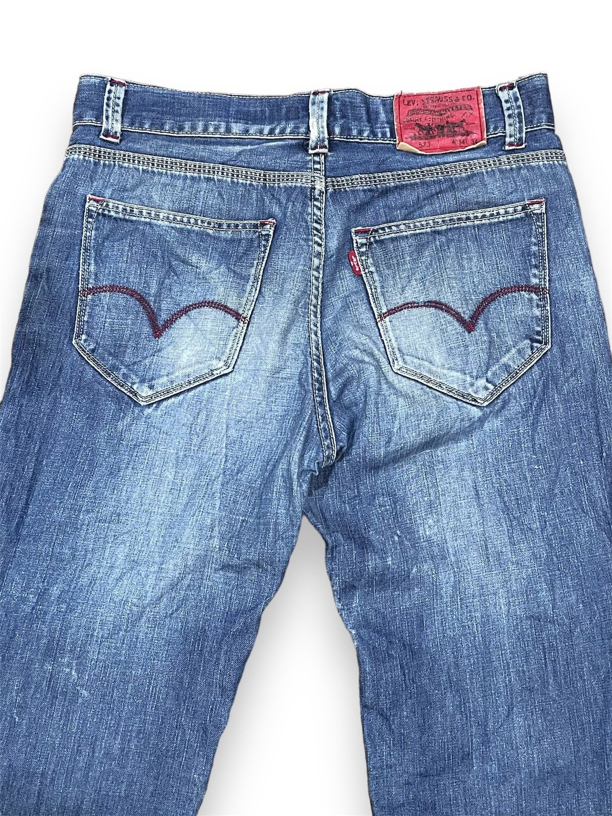 Levi's × Vintage VINTAGE LEVI’S DENIM 523 STRAIGHT RED PATCH SPECIAL EDITION Size US 34 / EU 50 - 9 Thumbnail