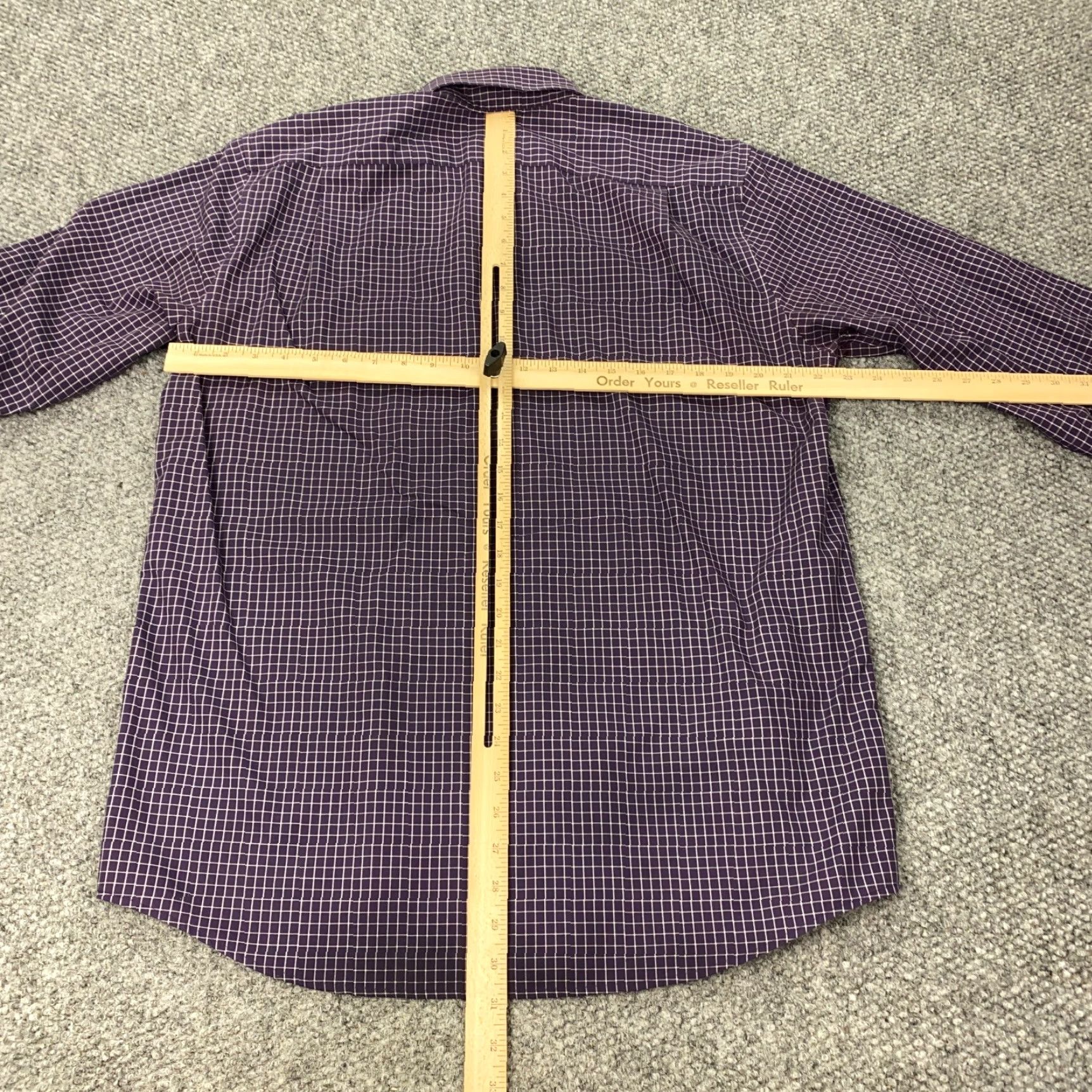 Vintage L.L. Bean Button-Up Shirt Mens Medium Purple Check Long Sleeve Casual Outdoor Size US M / EU 48-50 / 2 - 4 Thumbnail
