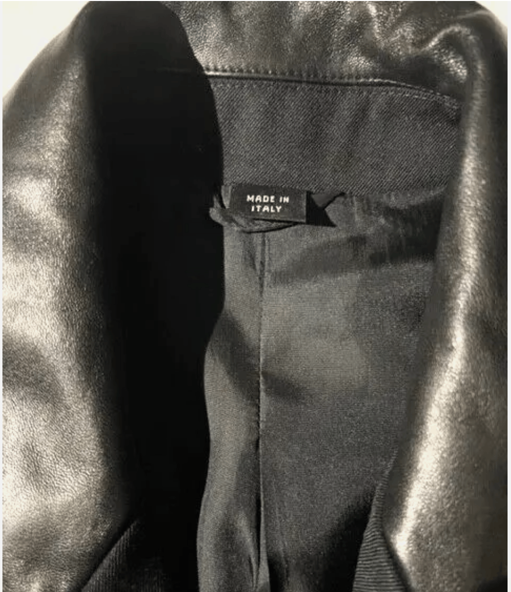Helmut Lang Rare Vtg HELMUT LANG Archival Black Wool & Leather DB Coat Size US L / EU 52-54 / 3 - 9 Thumbnail