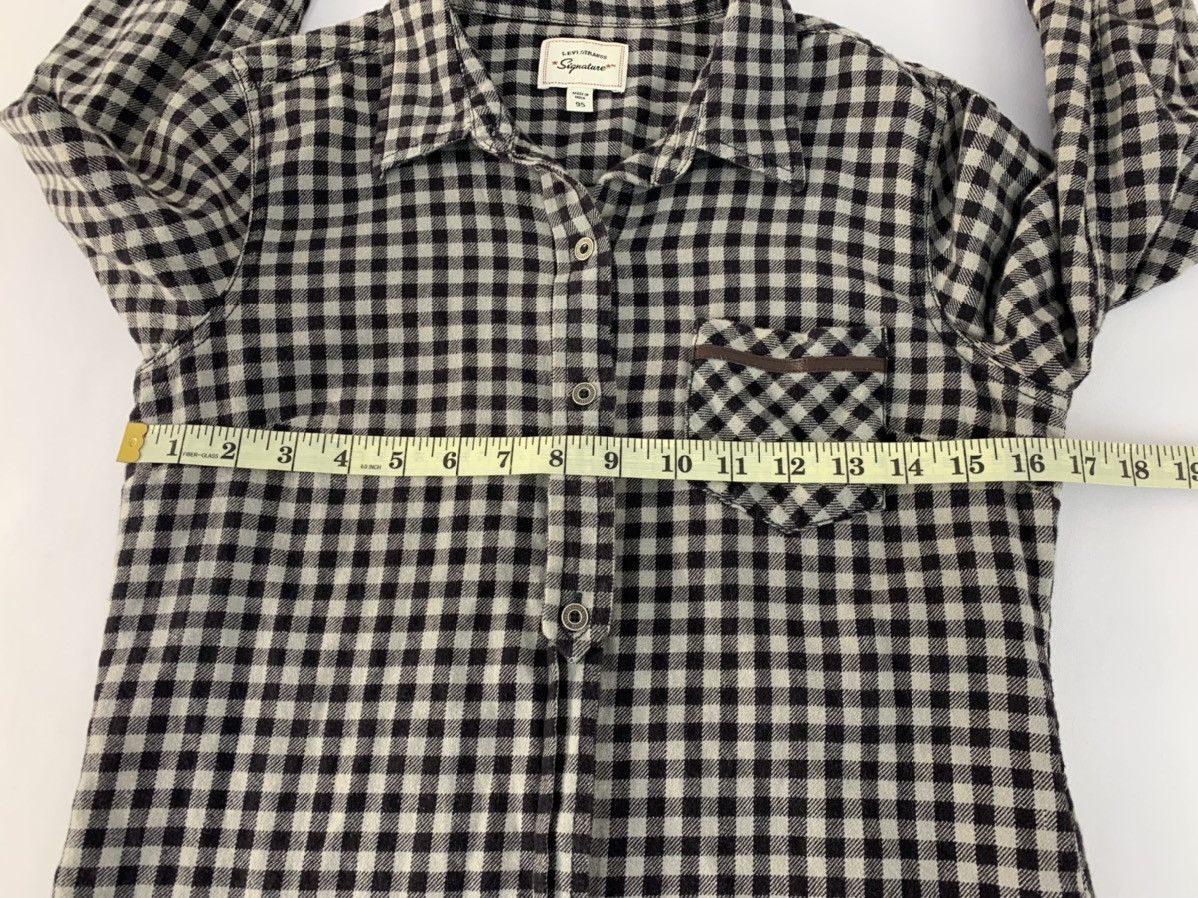 Levi's Levi’s Strauss Signature Flannel Mini Checked Button Up Size S / US 4 / IT 40 - 13 Thumbnail