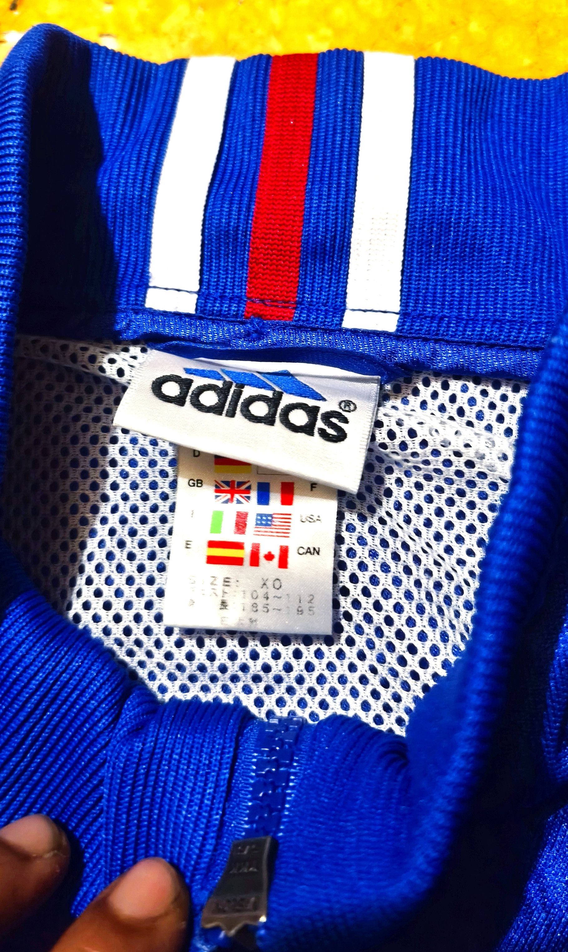 Adidas Vintage Adidas rare stripe Size US XXL / EU 58 / 5 - 8 Thumbnail