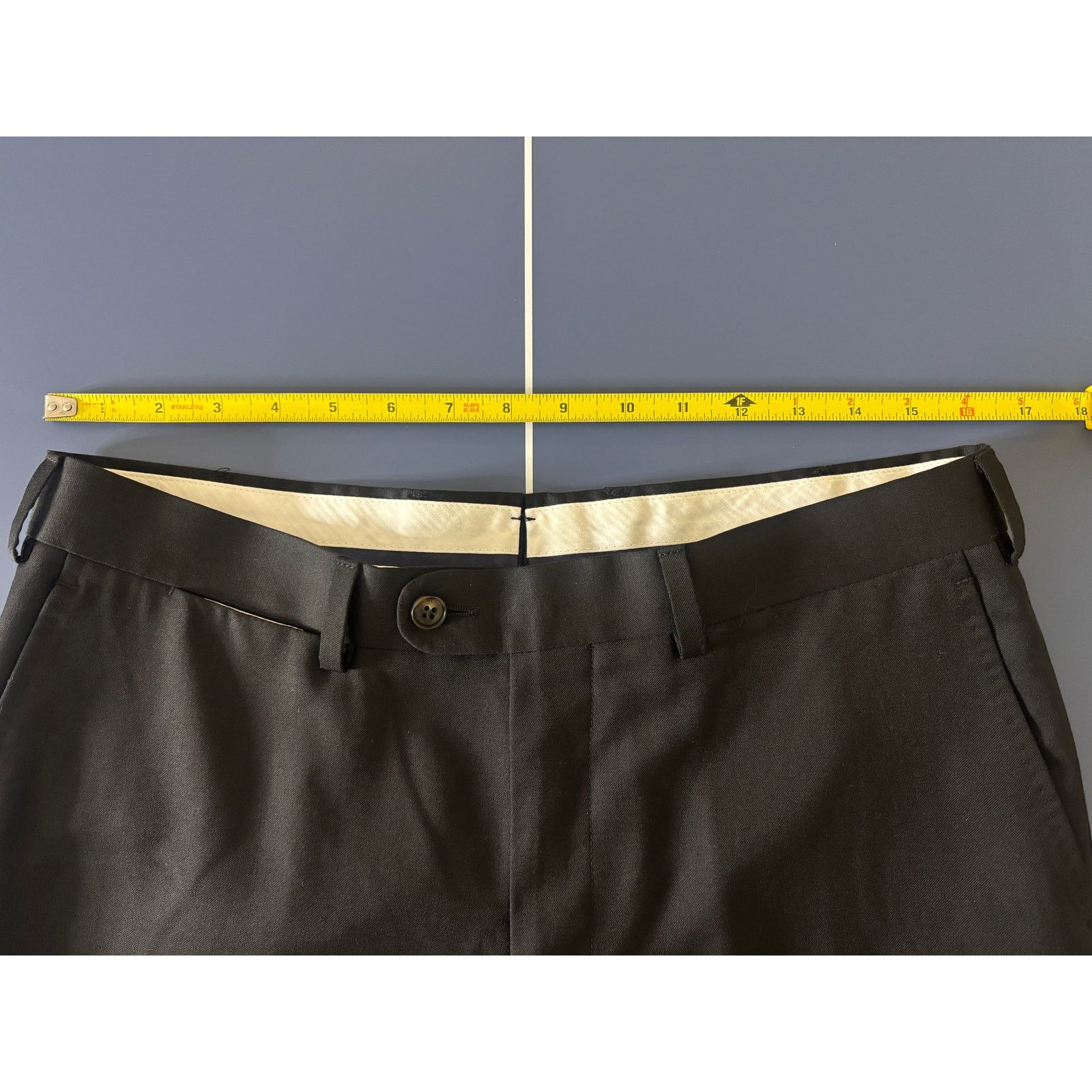 Suitsupply SuitSupply Brescia WOOL - Black Dress Pants (32) Size US 32 / EU 48 - 6 Thumbnail