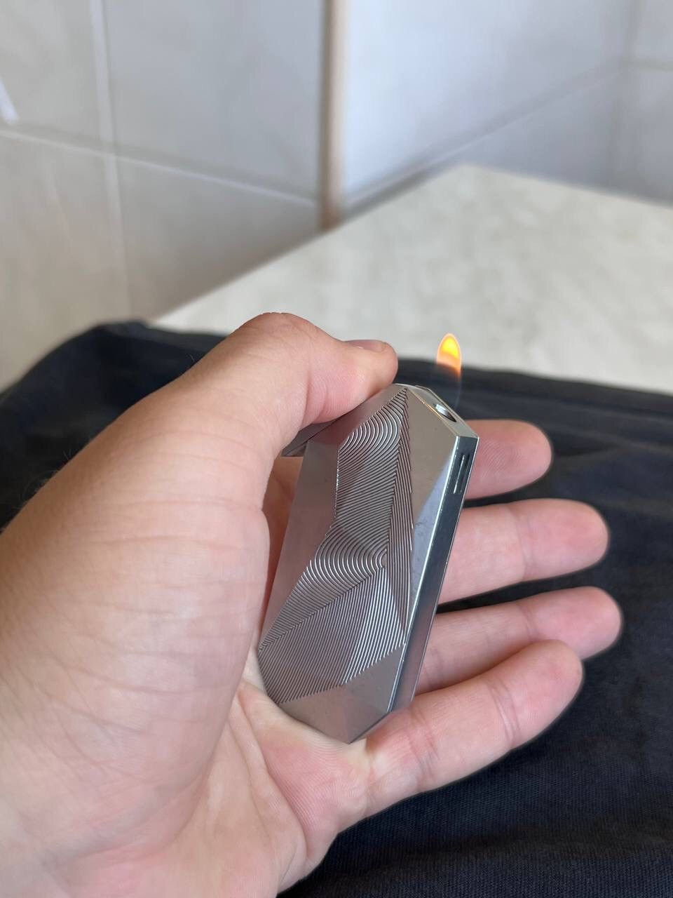 Marlboro Y2K ELEGANCE MARLBORO GEOMETRIC METAL PUNK ROCK LIGHTER Size ONE SIZE - 6 Thumbnail