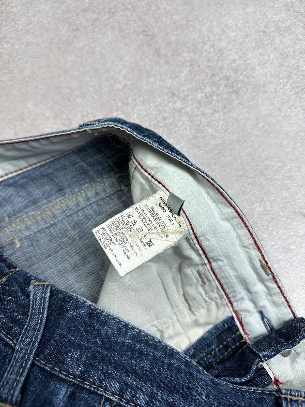 Marithe + Francois Girbaud Vintage MFG Marithe Francois Girbraud Womans Flared Jeans 29 Size 29" - 11 Thumbnail