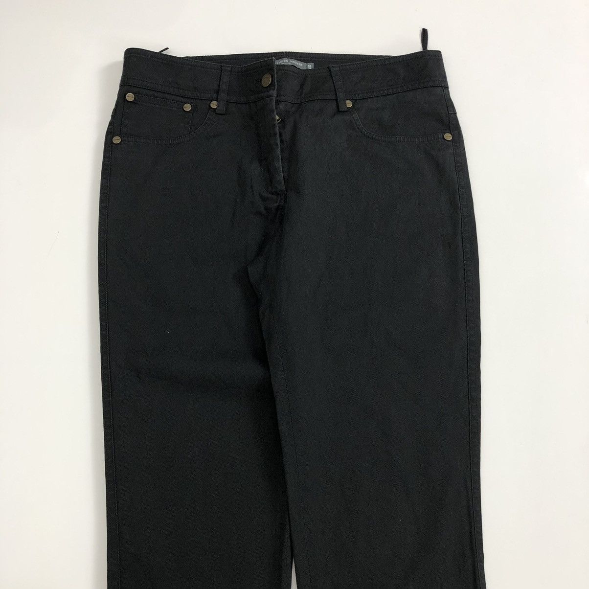 Alexander McQueen × Designer × MCQ Vintage Alexander McQueen Black Jeans Size 28" / US 6 / IT 42 - 2 Thumbnail