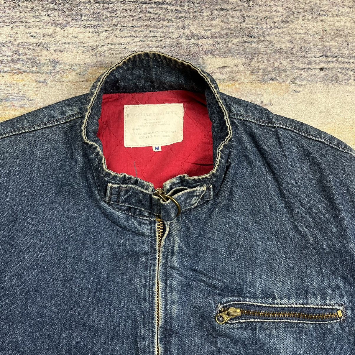Edwin Vintage 90s Edwin fatigue denim work jacket Size US M / EU 48-50 / 2 - 5 Thumbnail