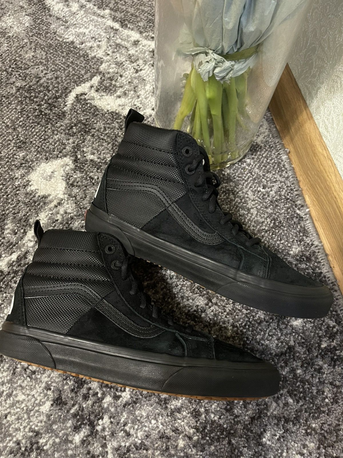 The North Face × Vans VANS Sk8-Hi MTE x The North Face Black Men’s (EU 42 / 27 cm) Size US 9 / EU 42 - 3 Thumbnail