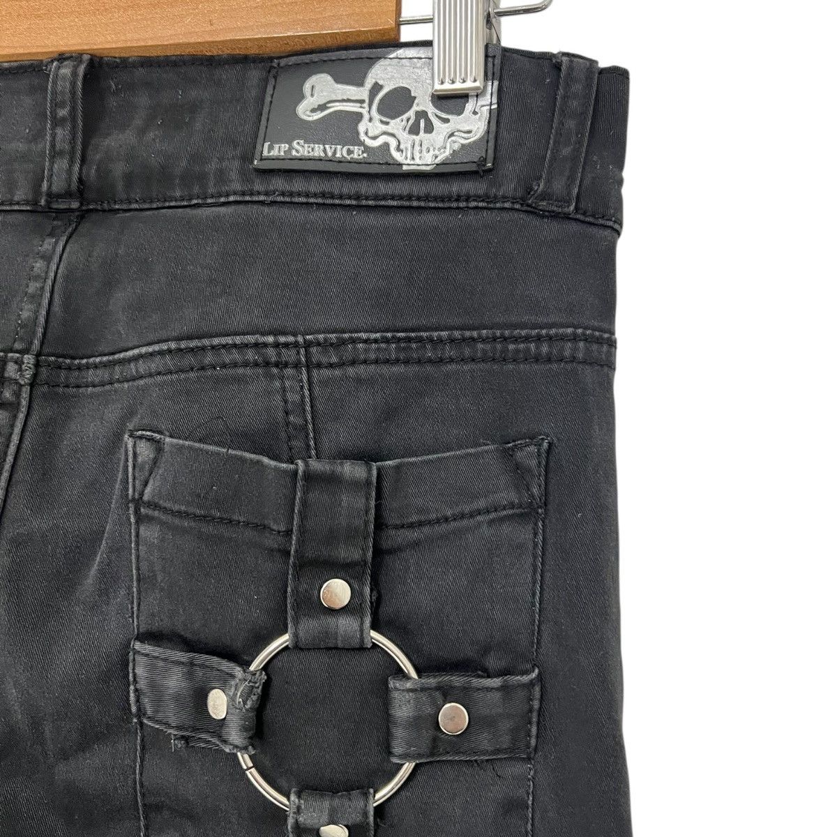 Lip Service Lipservice ring buckle denim Size US 28 / EU 44 - 3 Thumbnail