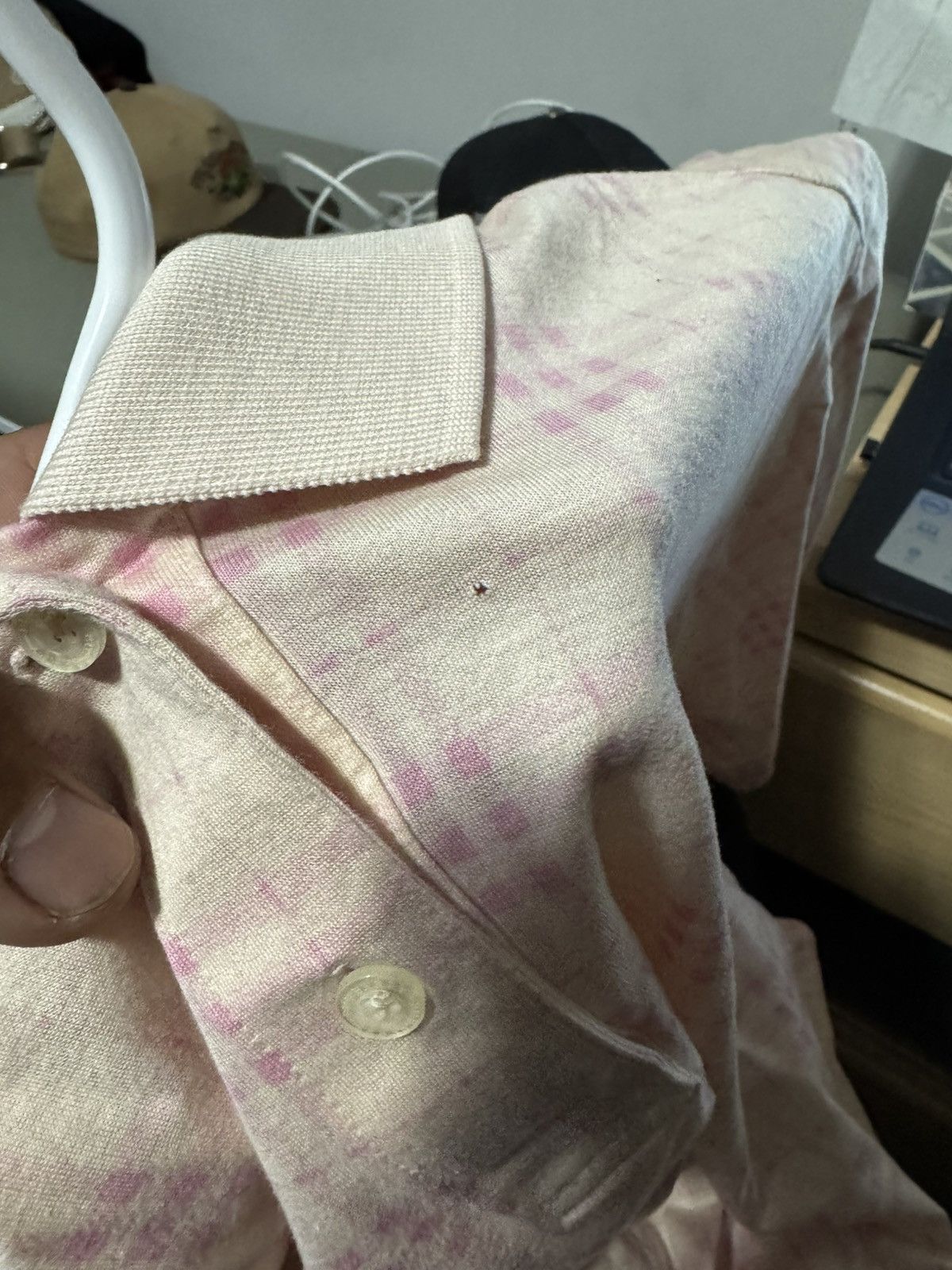 Burberry Burberry - Pink Plaid - Poloshirt Size US L / EU 52-54 / 3 - 7 Thumbnail