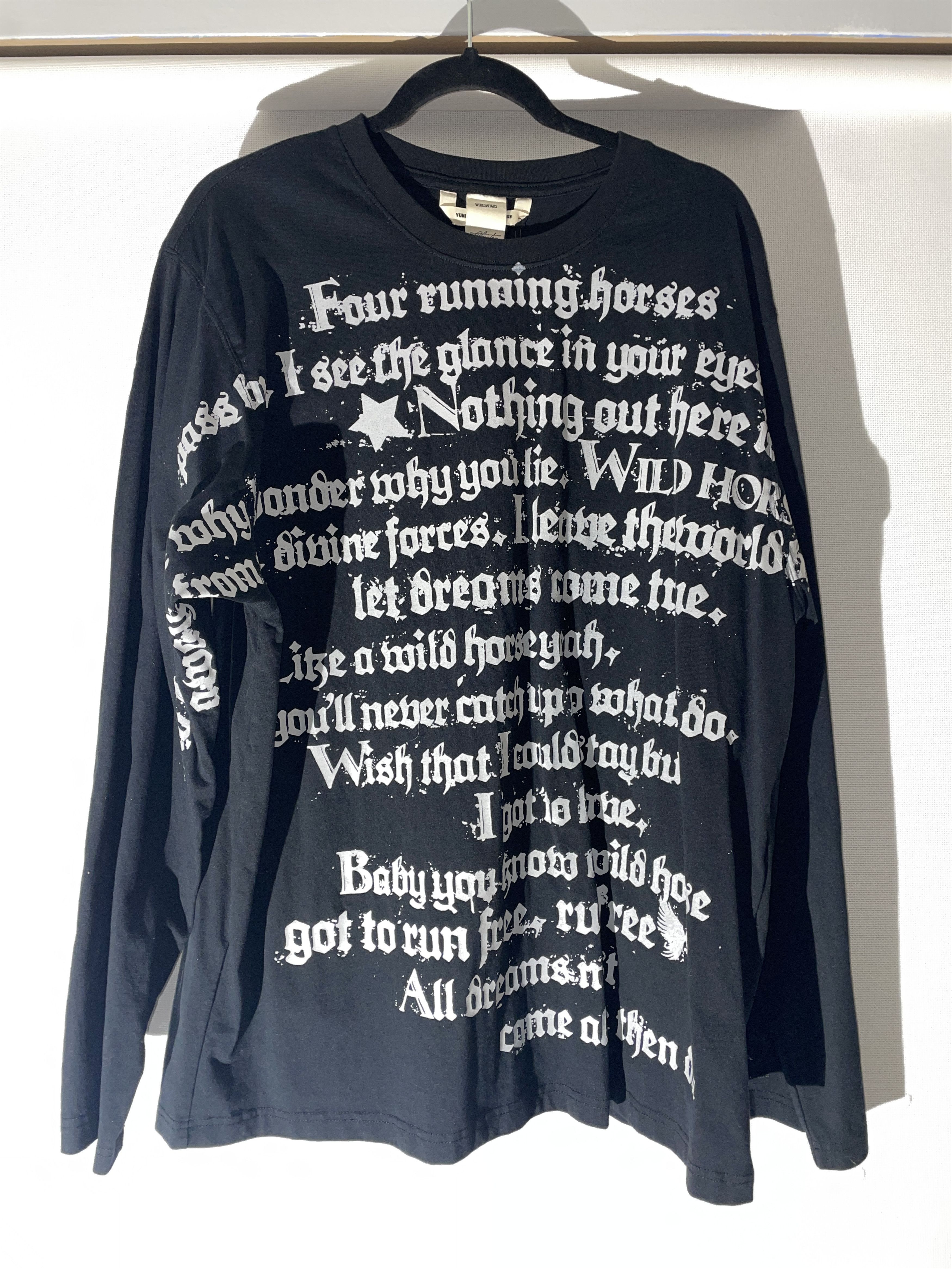 Yung Lean Horses Lyric Long Sleeve