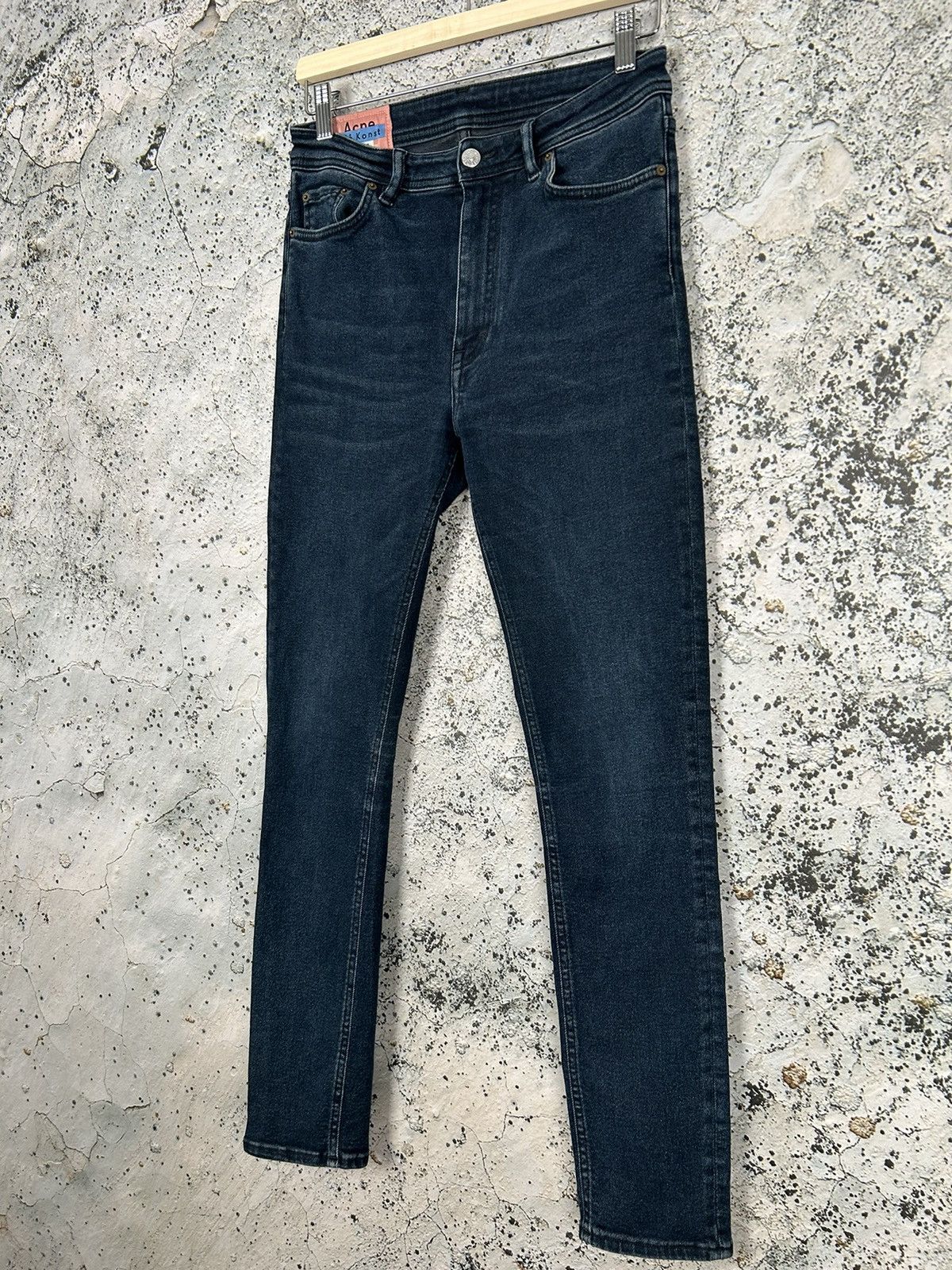 Acne Studios Vintage Acne Studios Peg Blue Black Denim Pants Jeans Hype Size US 29 - 2 Thumbnail