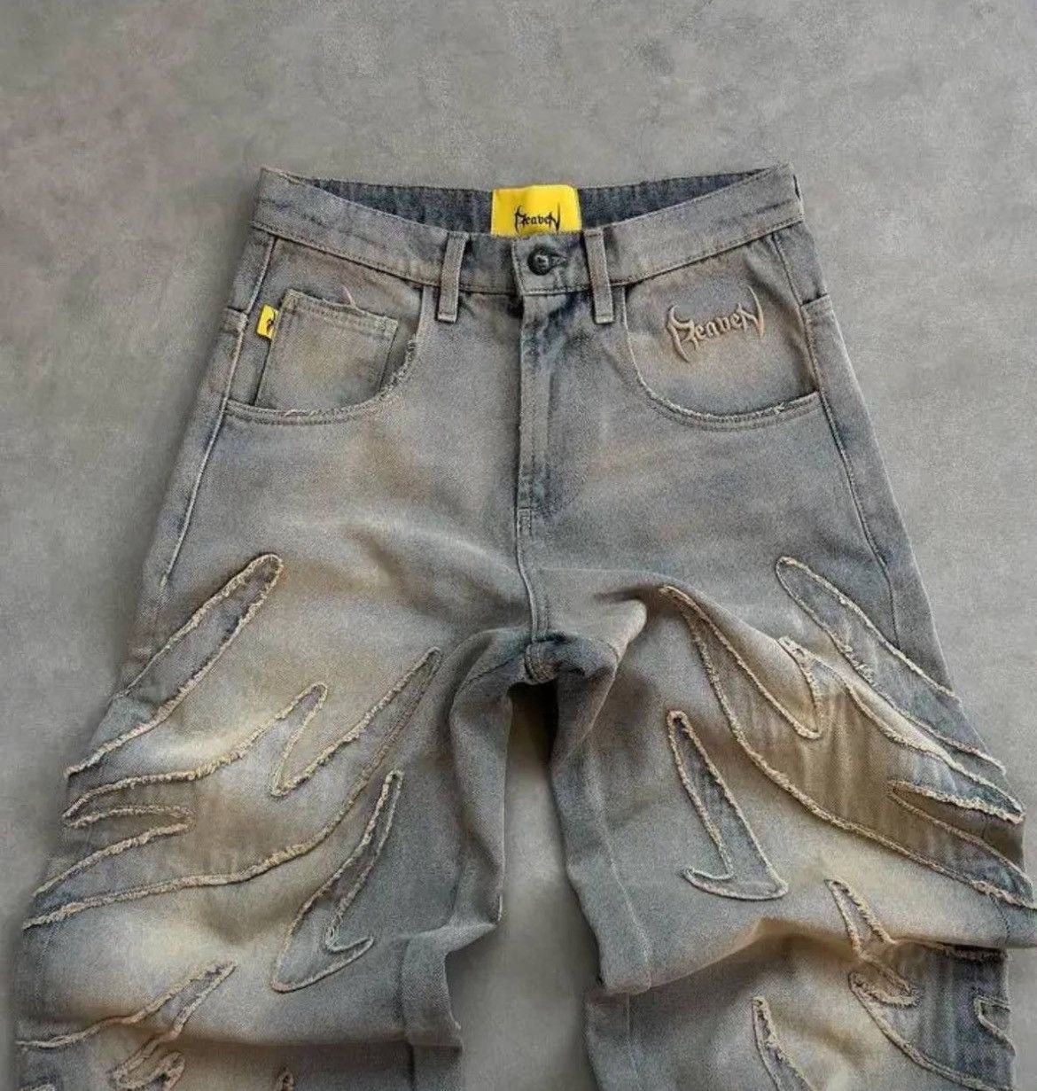 Japanese Brand × Vintage Punk straight y2k jeans Size US 34 / EU 50 - 3 Thumbnail