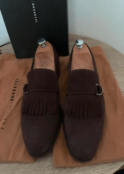 Fratelli Rossetti Fratelli Rossetti mocassins en daim pointure 43 quais neufs Size US 10 / EU 43 - 4 Thumbnail