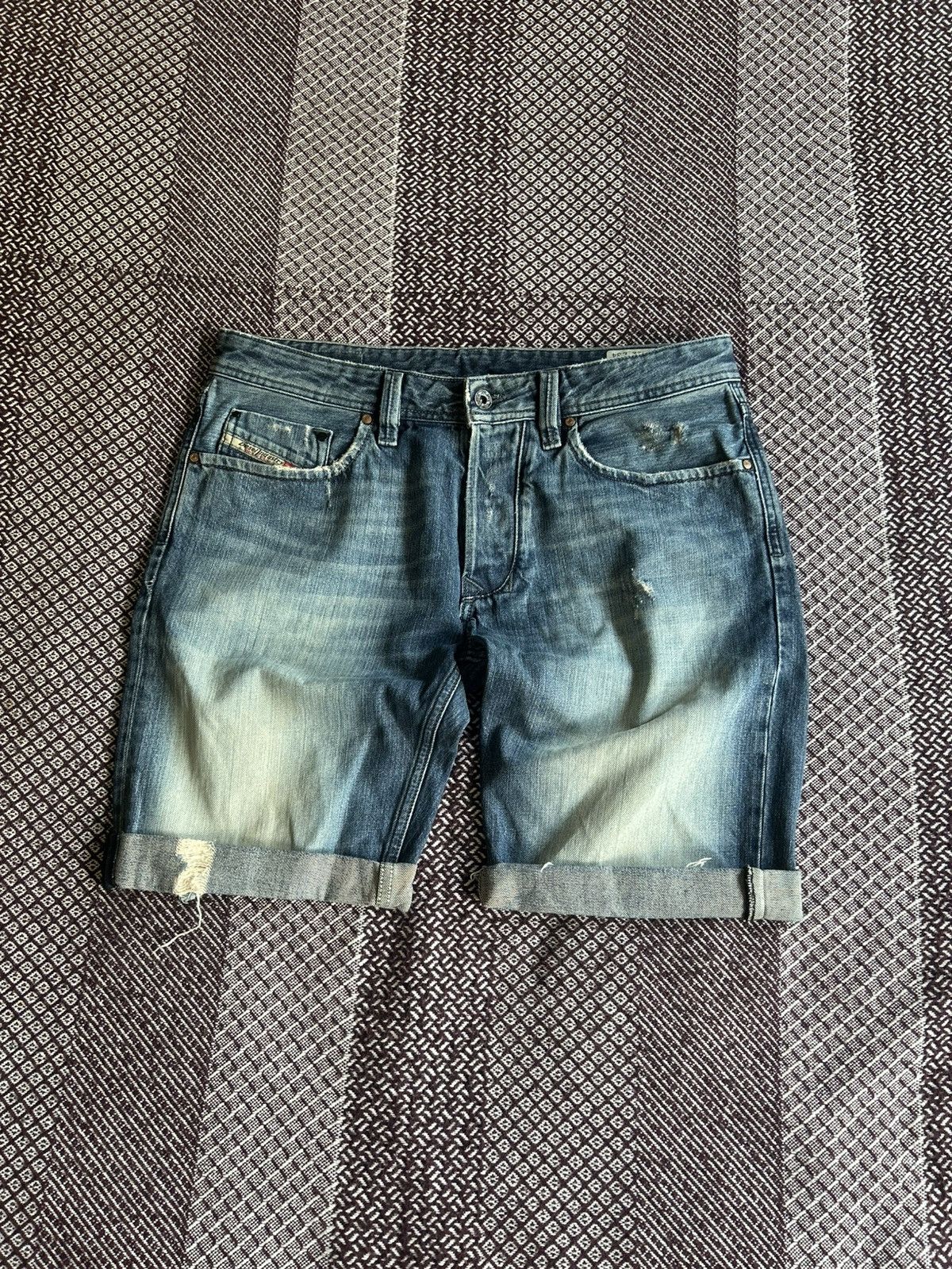 Vintage Vintage Diesel Larkee Denim Shorts Faded Japanese Size 32x34 Size US 32 / EU 48 - 7 Thumbnail