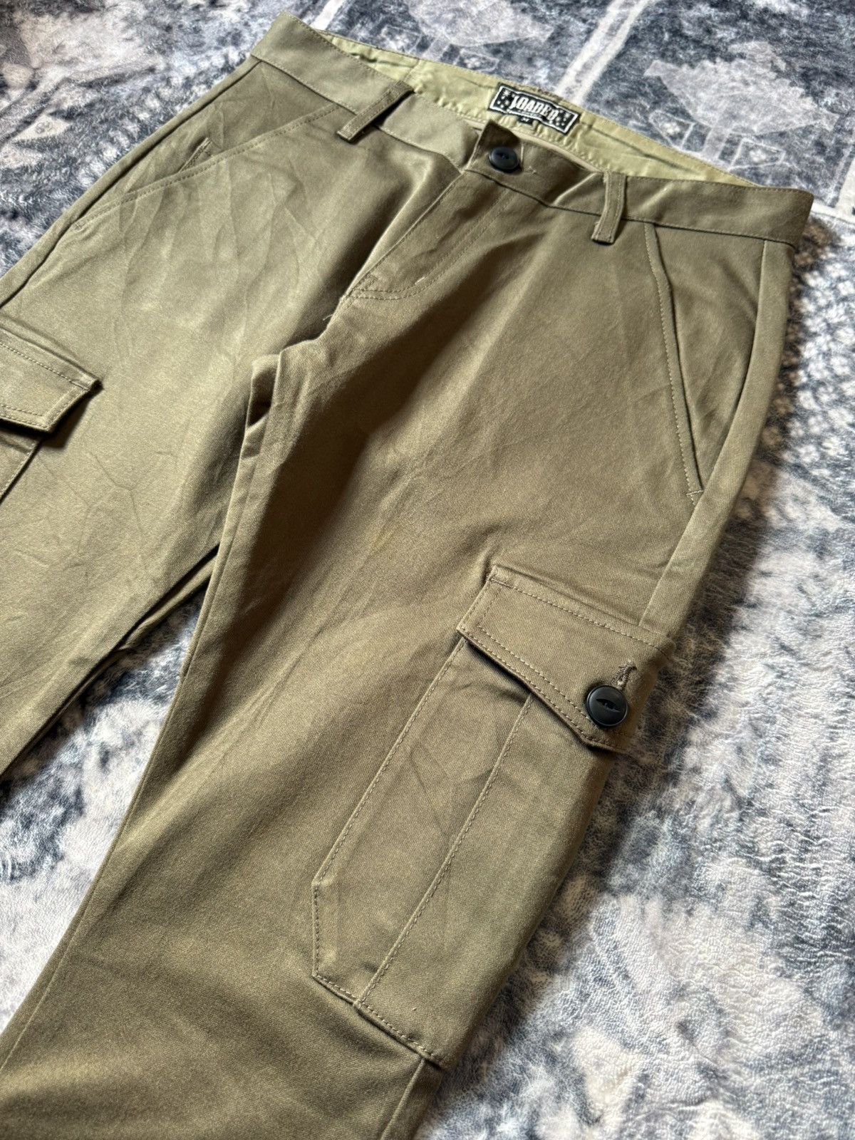 Hysteric Glamour × Japanese Brand Loaded Live Evil Flared Zip Up Ankle Cargo Pants Japan Made Size US 30 / EU 46 - 4 Thumbnail