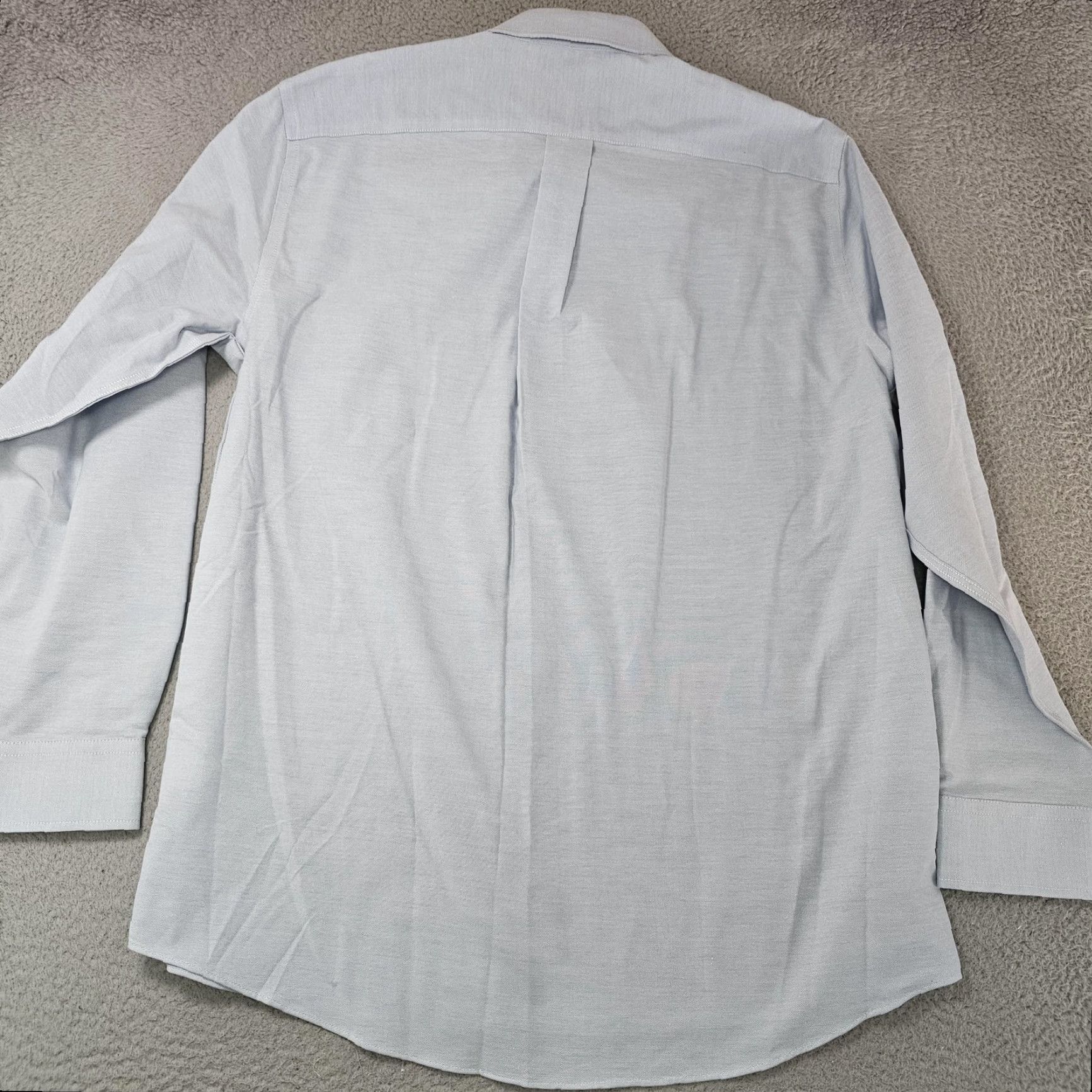 Stafford Stafford Shirt Mens 16.5 34/35 Blue Travel Wrinkle Free Oxford Regular Fit Shirt Mens Blue Travel Wrinkle-Free Oxford Regular Fit Size US XL / EU 56 / 4 - 4 Thumbnail