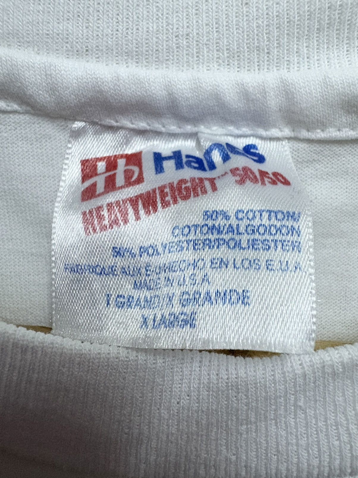 Vintage Vintage 90's Campaign - Stop! Racism Hurts Everybody T-Shirt Size US L / EU 52-54 / 3 - 7 Thumbnail
