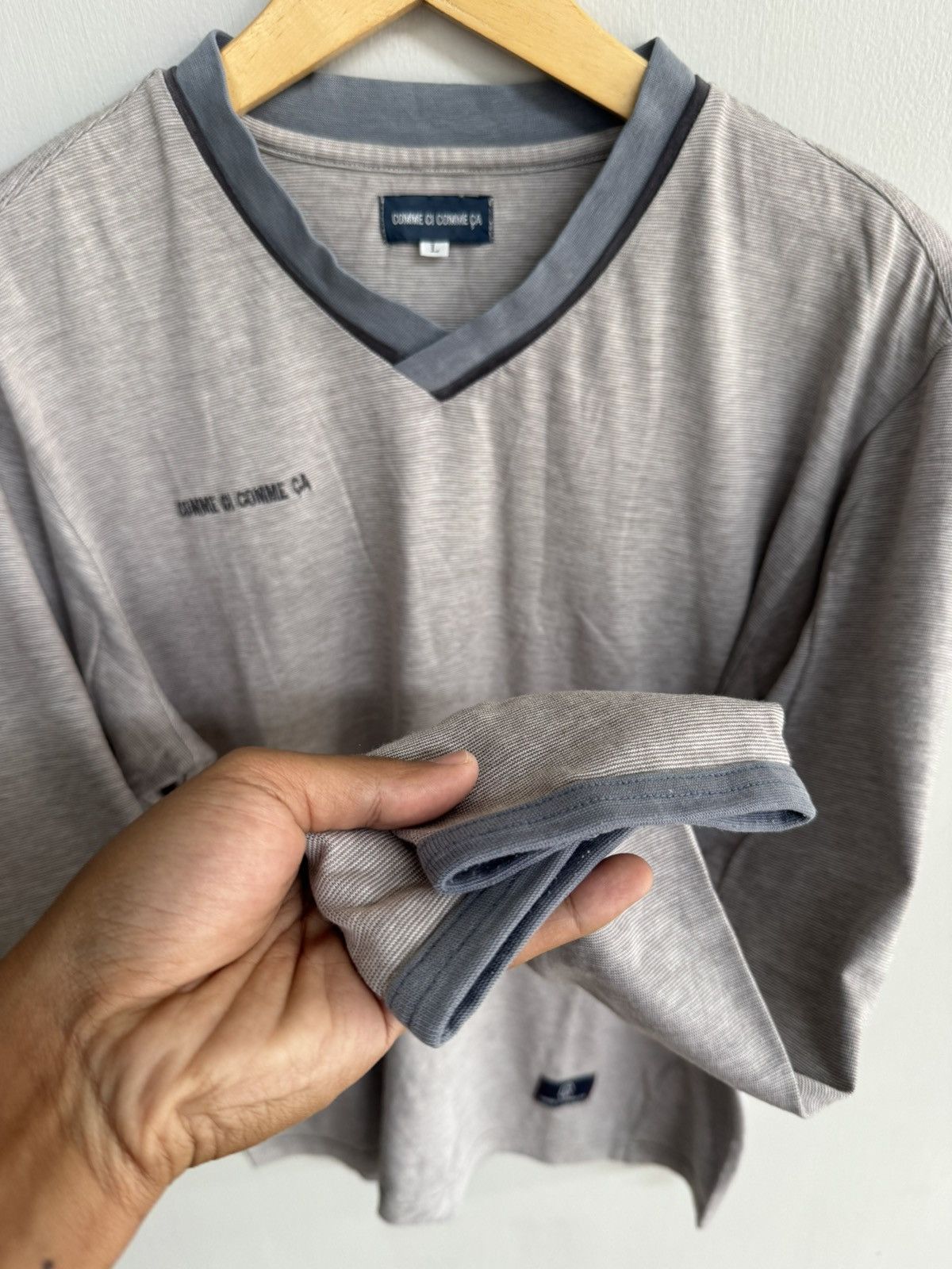 Comme Ca Ism COMME CI COMME CA STRIPED LONGSLEEVE SHIRT LIKE LGB STYLE Size US L / EU 52-54 / 3 - 4 Thumbnail