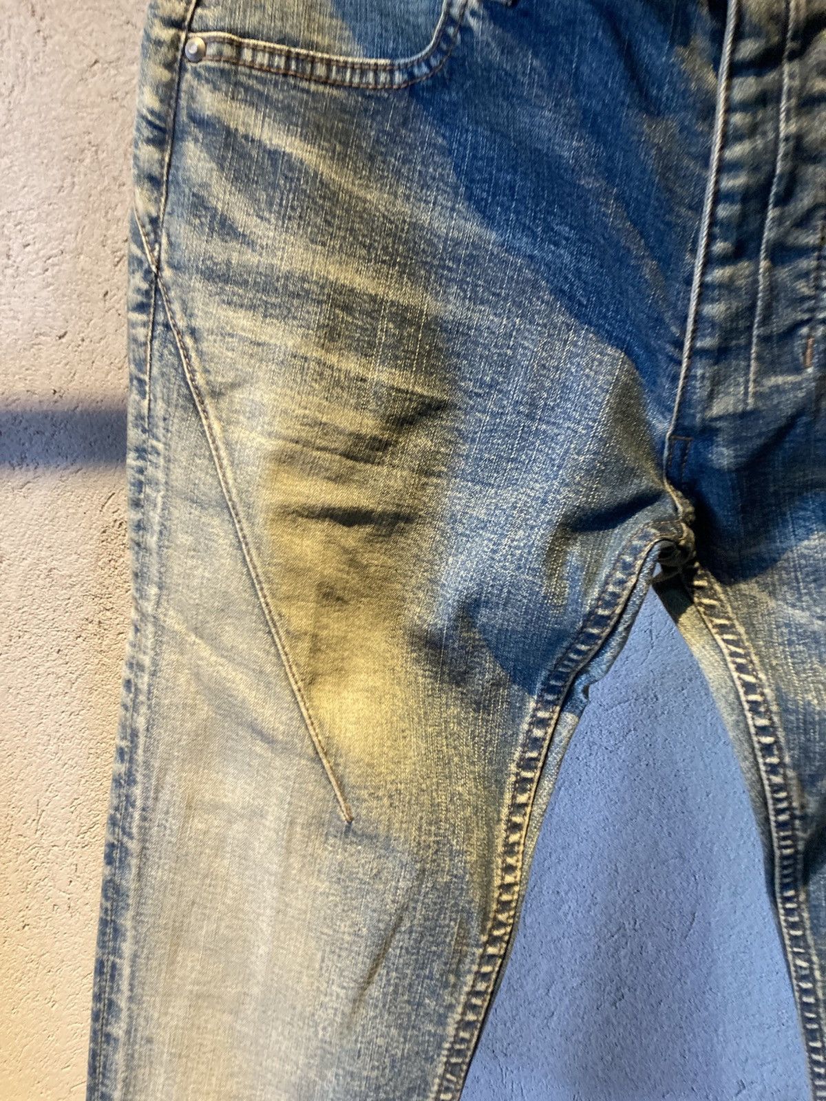 Fagassent Toshiki Aoki Seigeki Washed Denim Size US 28 / EU 44 - 2 Thumbnail