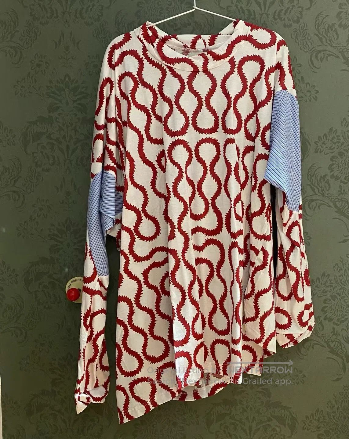 新品　ヴィヴィアン squiggle Tshirt 　赤×白 新品 M ヴィヴィアンウエストウッド スクイグル Tシャツ Vivienne