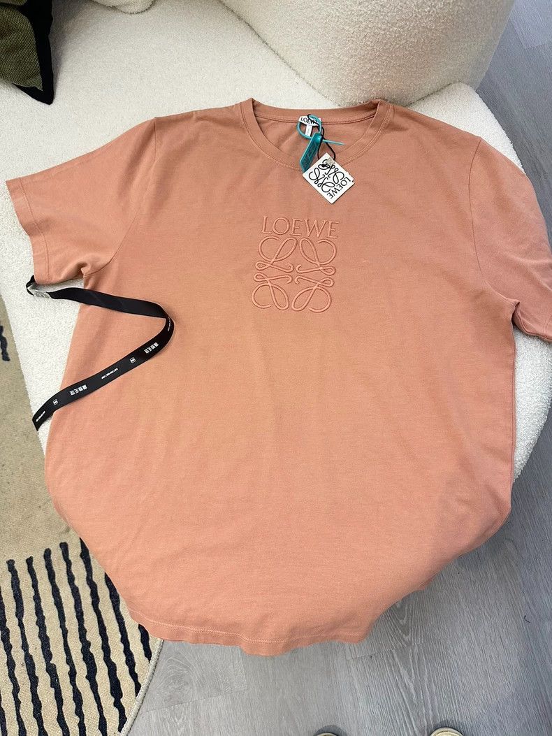 Loewe LOEWE Round neck short sleeve T-shirt with Logo embroidery Size US L / EU 52-54 / 3 - 1 Thumbnail