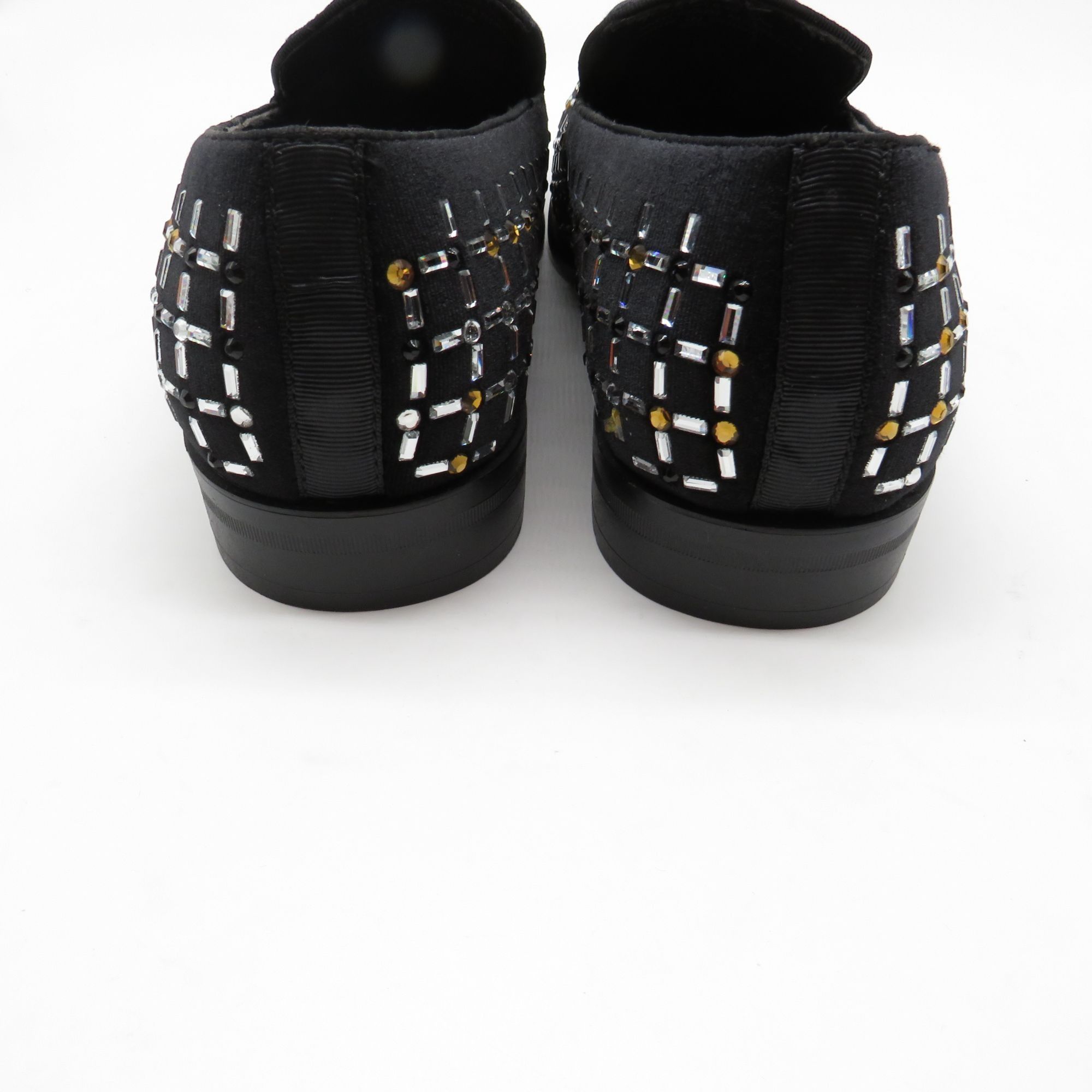 Stacy Adams Stacy Adams Black Multi Rhinestone Mens Slip-On Loafers Size Size US 7 / EU 40 - 6 Thumbnail