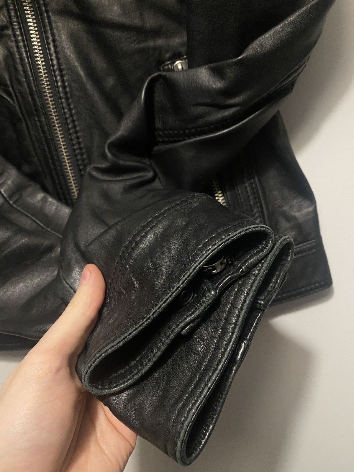 Dolce & Gabbana Dolce & gabbana luxury biker lamb leather women jacket Size M / US 6-8 / IT 42-44 - 9 Thumbnail