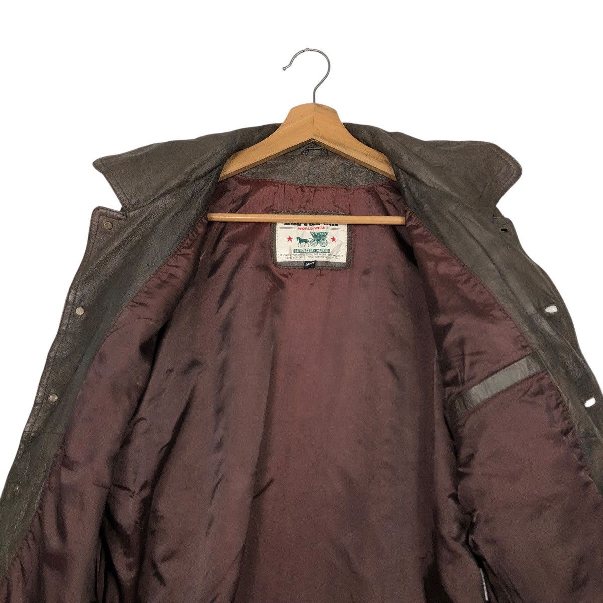 Japanese Brand 🔥VINTAGE BIKER LEATHER JACKET ALL THE WAY ISSEY MIYAKE Size US L / EU 52-54 / 3 - 16 Thumbnail