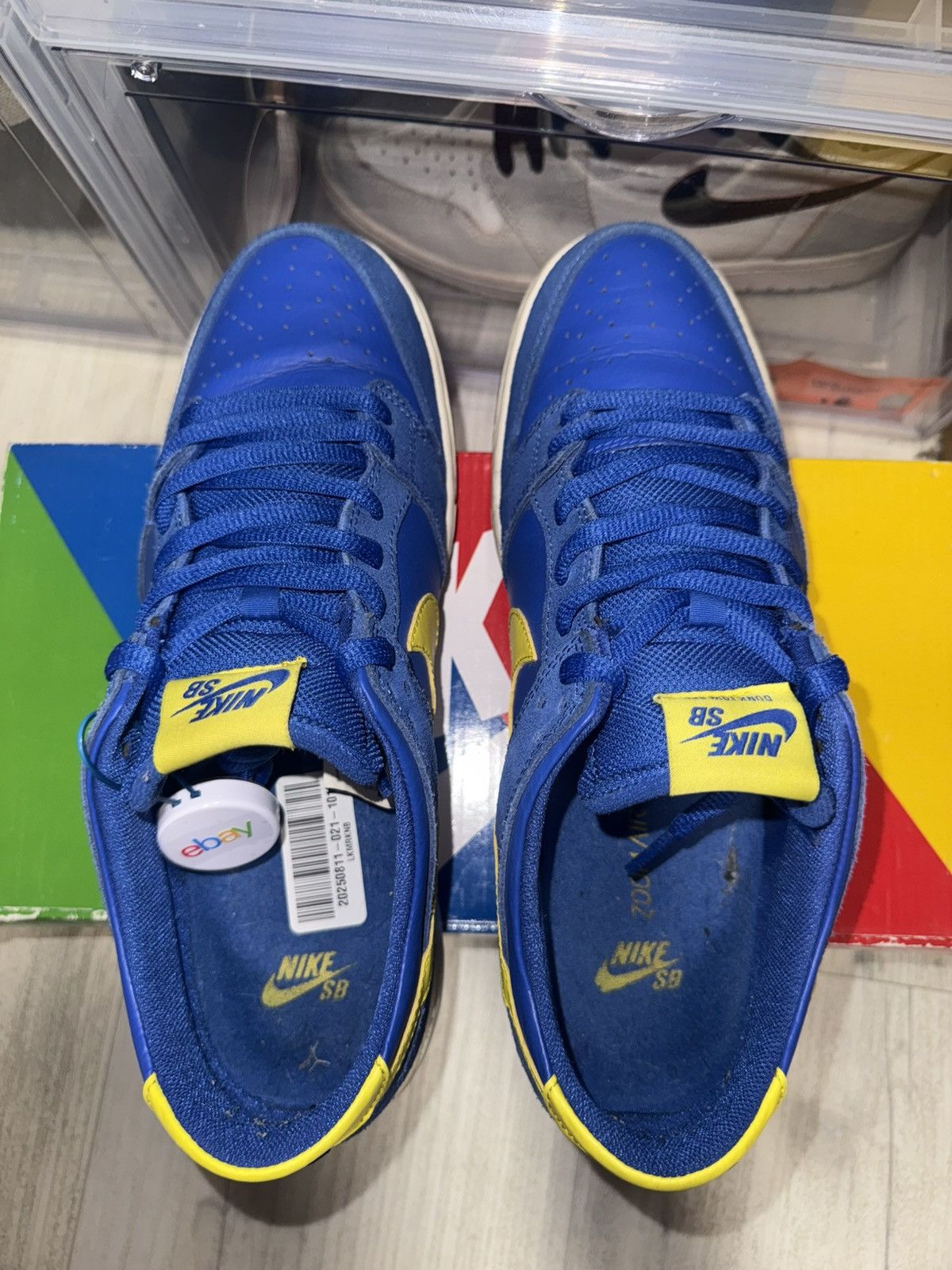 Nike SB Nike SB Dunk Low Pro Boca Jr 2017 Size US 11.5 / EU 44-45 - 6 Thumbnail