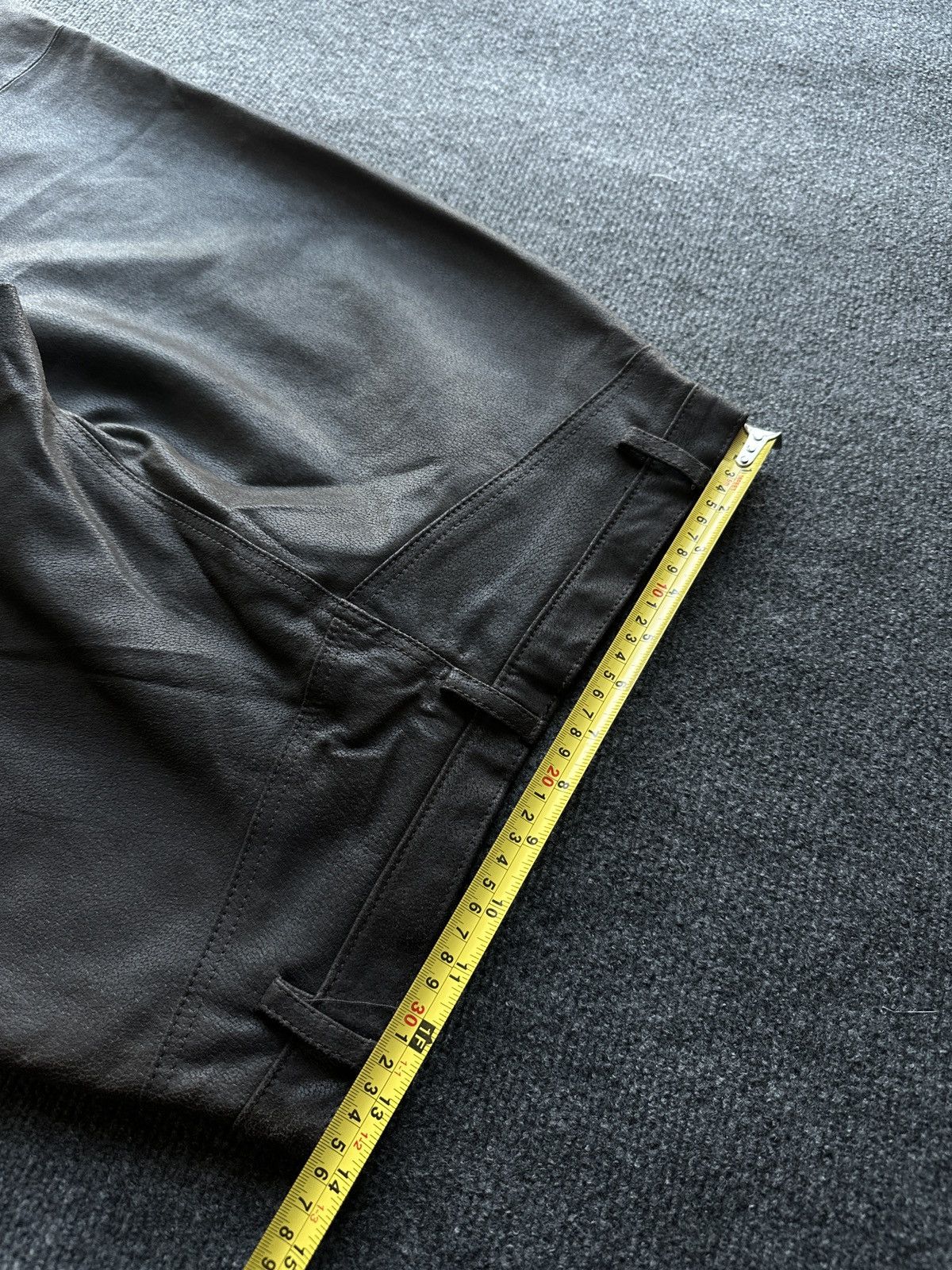 Leather 🚨Vintage leather pants motorcycles dark brown LUXURY Y2K Size 29" - 17 Thumbnail