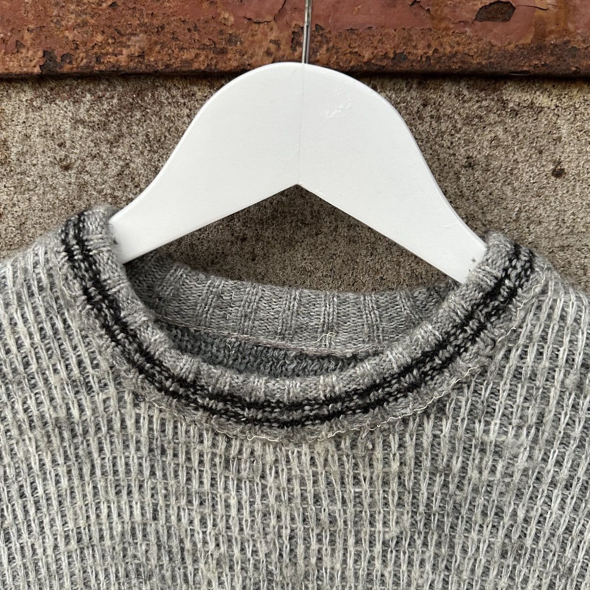 Aran Isles Knitwear Vintage Knit Wool Sweater Abstractive Y2K 00s USA Hype Trend Size US L / EU 52-54 / 3 - 7 Thumbnail