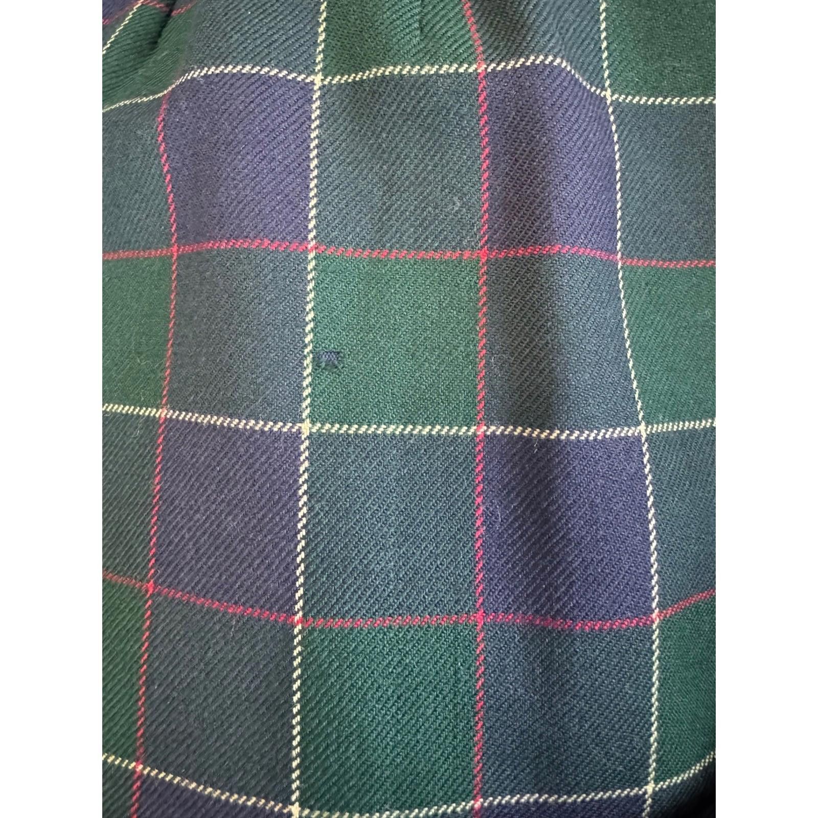 Other Vintage Talbots Womens Plaid Wool Skirt Size 14 Size 36" / US 14 / IT 50 - 7 Thumbnail