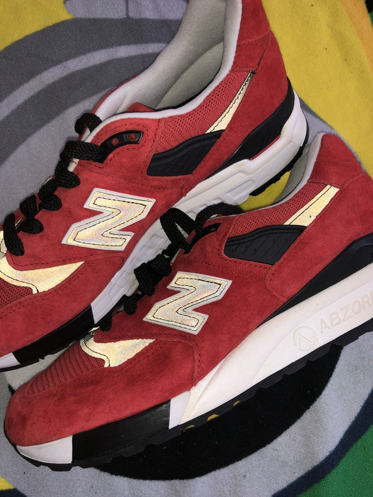 New Balance 8.5 New Balance 998 American Rebel White Red suede reflectiv Size US 8.5 / EU 41-42 - 17 Thumbnail