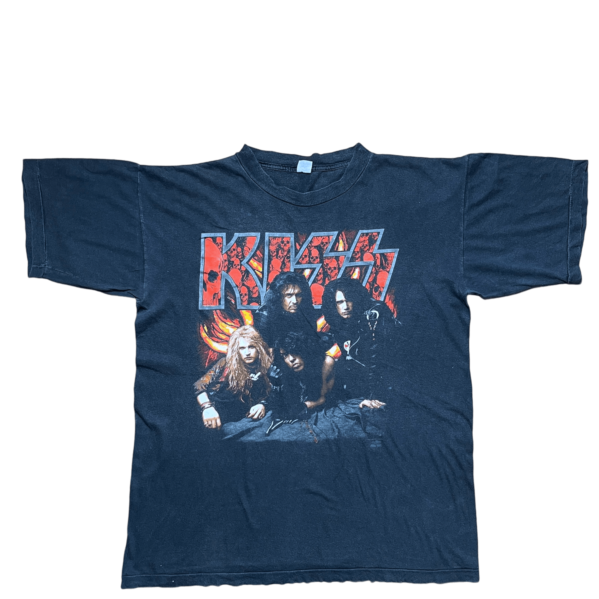 Vintage VINTAGE 1992 KISS "REVENGE" - XL Size US XL / EU 56 / 4 - 1 Thumbnail