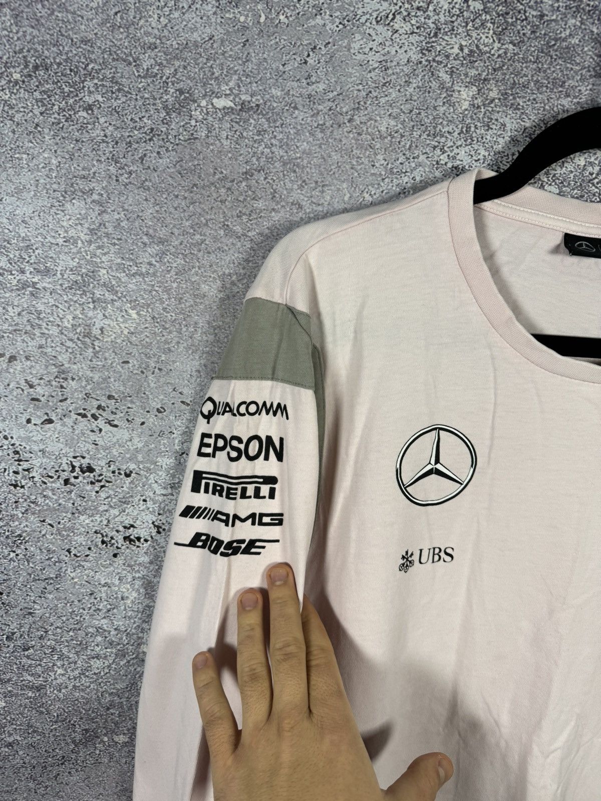 Formula 1 × Hugo Boss × Mercedes-Benz Petronas Mercedes-Benz Formula 1 Team Long Sleeve Large Size US L / EU 52-54 / 3 - 4 Thumbnail