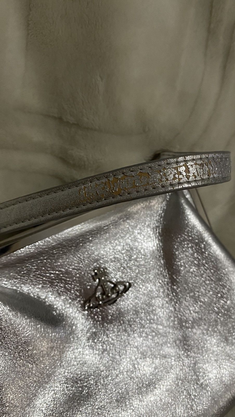 Vivienne Westwood VIVIENNE WESTWOOD GRANNY FRAME PURSE SILVER Size ONE SIZE - 7 Thumbnail
