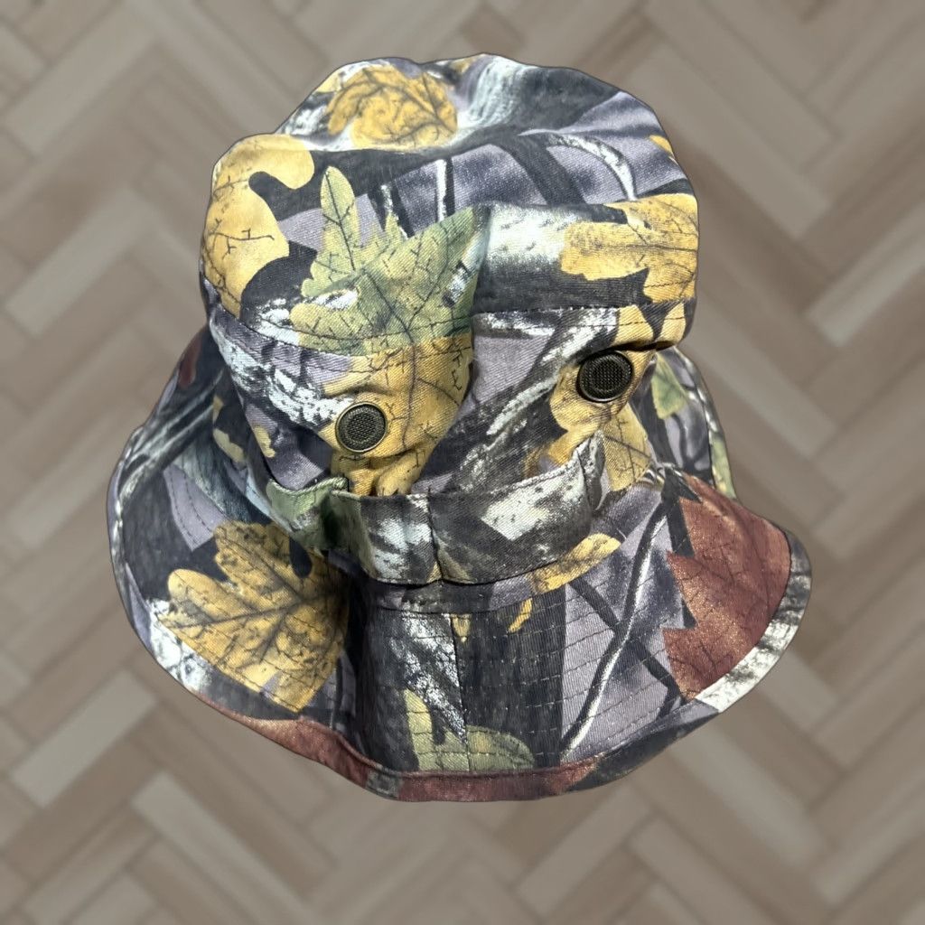 Realtree Realtree Master Sportsman OSFA Camo Bucket Hat Boonie Hat Outdoor Hunting Mens Multicolor Polyester Blend Twill Breathable Lightweight Wide Brim OSFA Size ONE SIZE - 1 Thumbnail