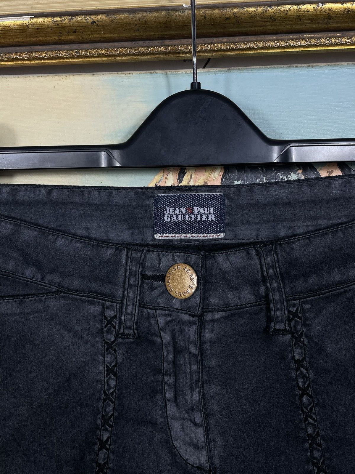 Jean Paul Gaultier × Vintage Jean Paul Gaultier Vintage JPG Denim Jeans Trousers Pants Size 28" / US 6 / IT 42 - 11 Thumbnail