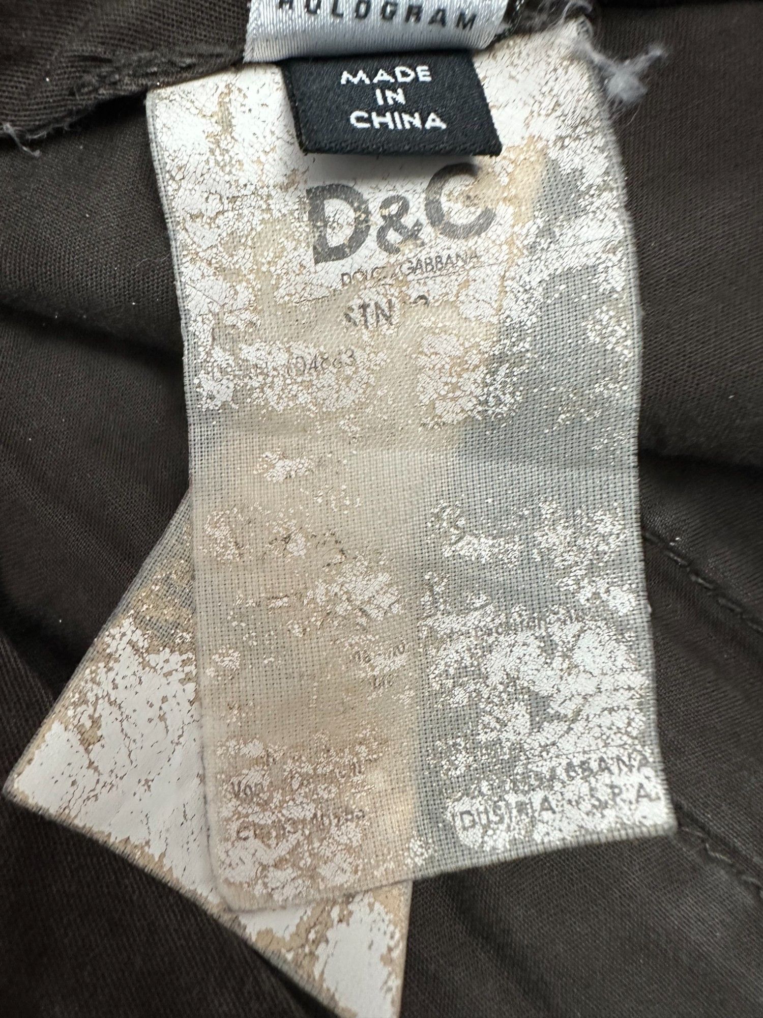 Dolce & Gabbana Early 00's Multipocket Grey Pants Size US 34 / EU 50 - 11 Thumbnail