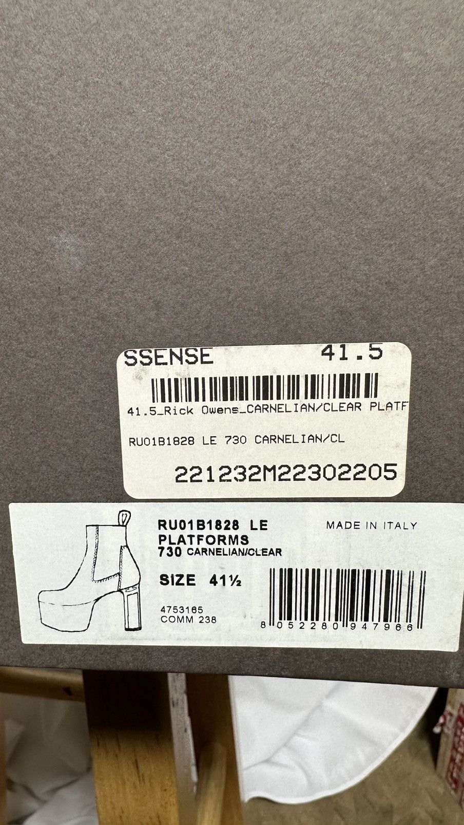 Rick Owens Rick Owens KISS platform chelsea boot (EU41.5) Size US 8.5 / EU 41-42 - 10 Thumbnail