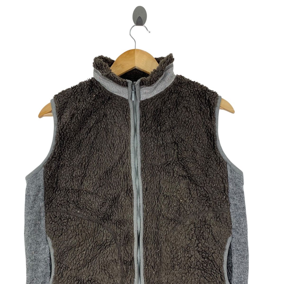 Japanese Brand CHAKA Japanese Brand Sherpa Fleece Zipper Tank Jacket Size US M / EU 48-50 / 2 - 2 Thumbnail