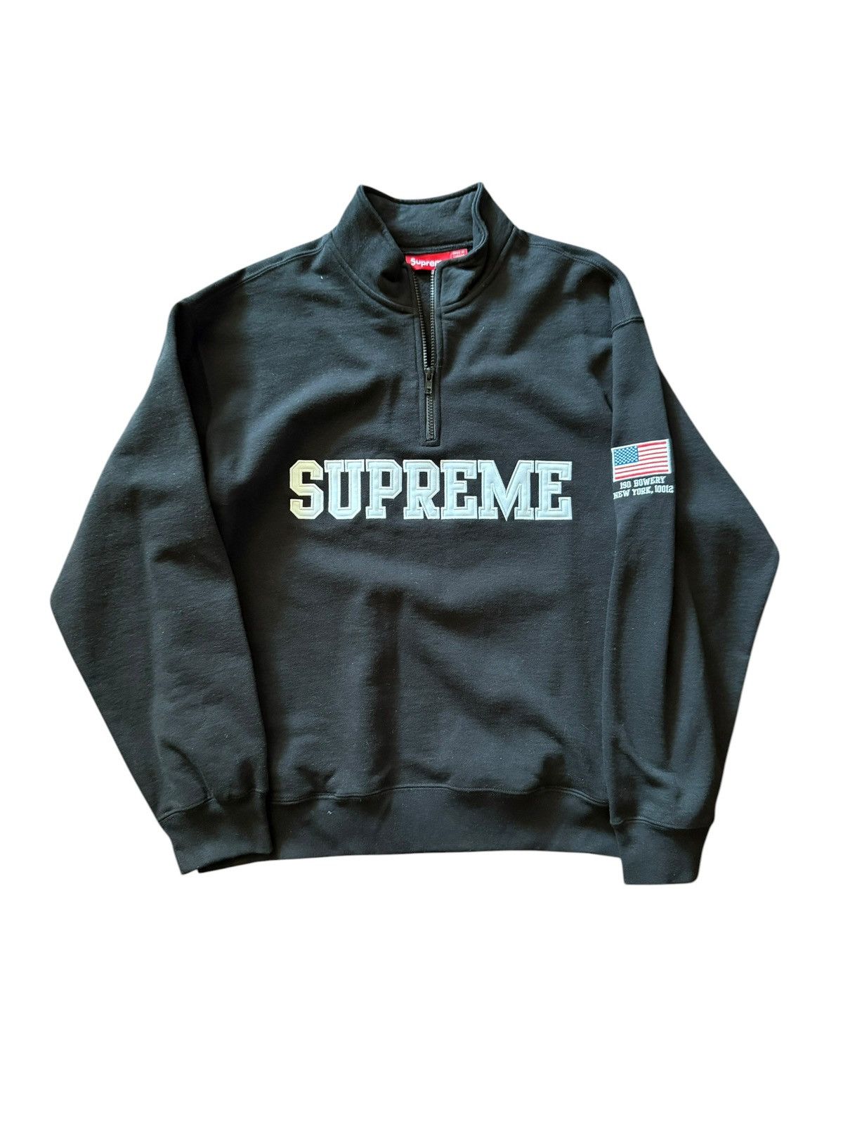 Supreme Supreme Milano Half Zip Pullover Black Size M | Grailed