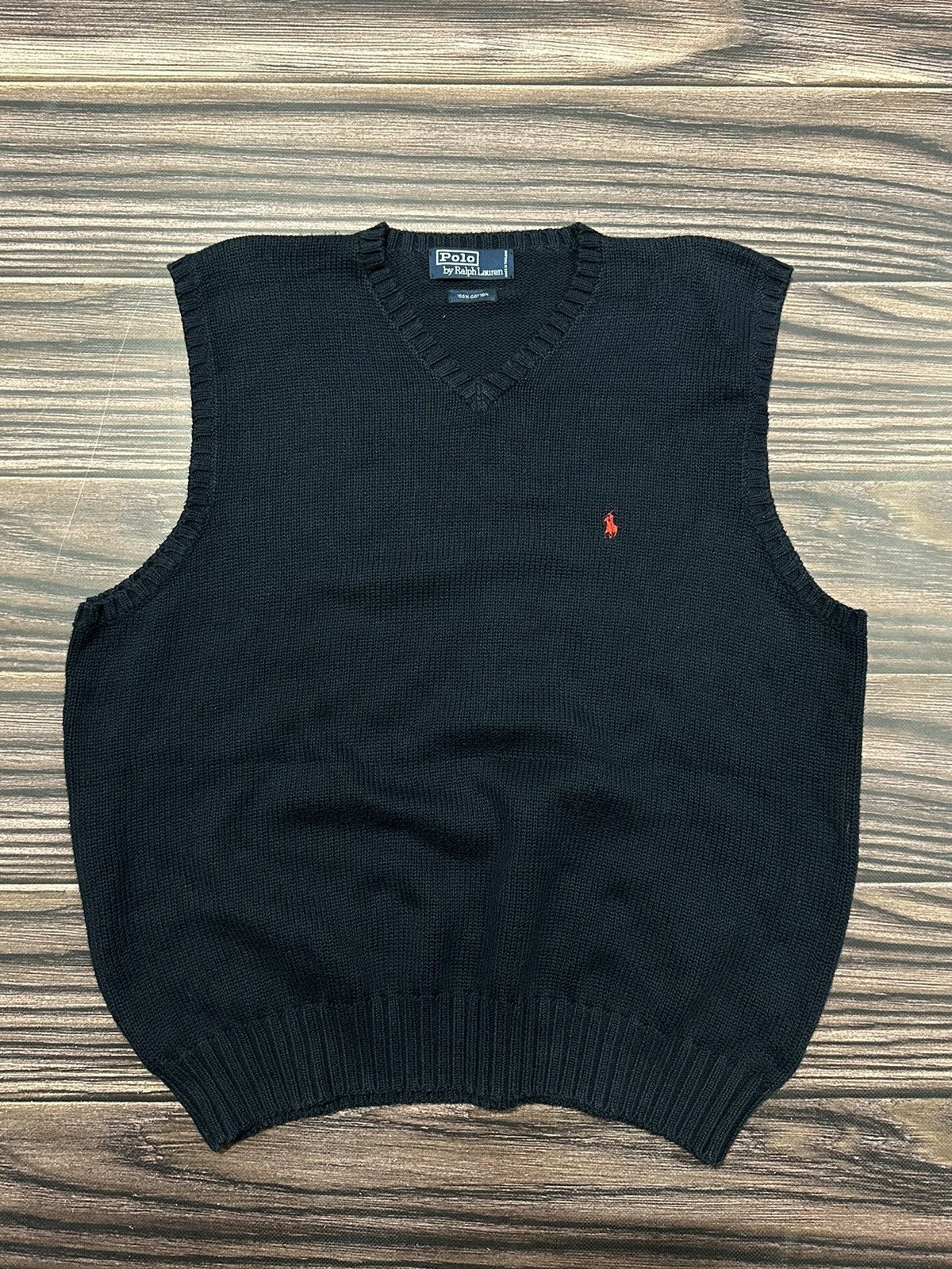 Vintage Unisex Ralph Lauren knit vest sleeveless store sweater size XL