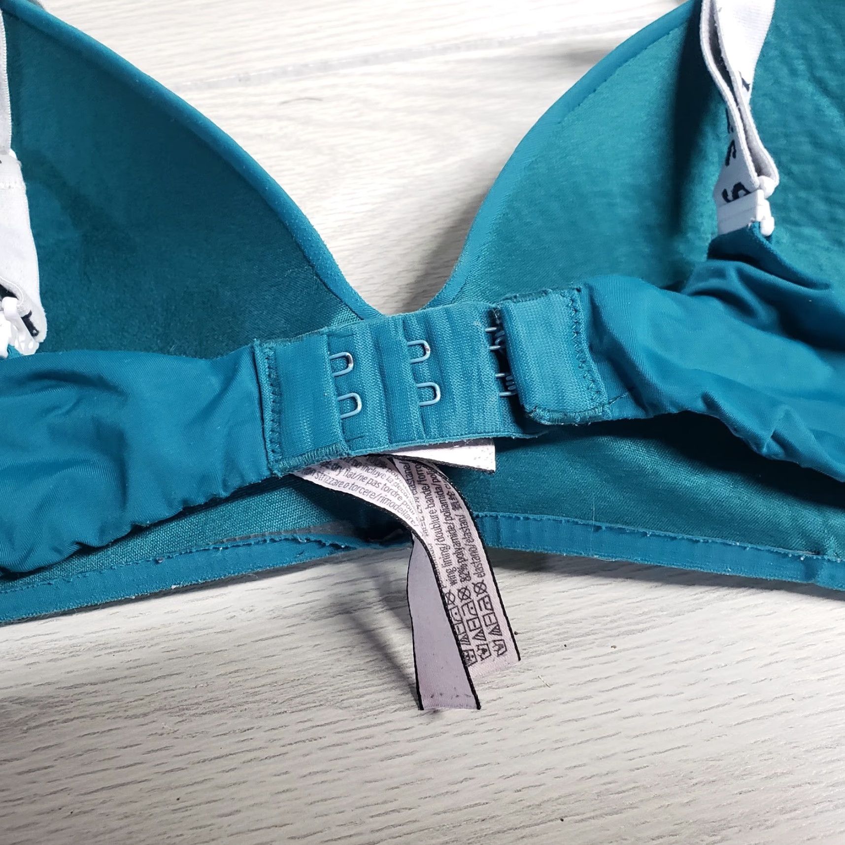 Victoria's Secret Victoria's Secret Bra 36B Blue Satin Push Up Plunge Underwired Adjustable Angles: Angel, 32 Band, B Cup Womens Size ONE SIZE - 3 Thumbnail