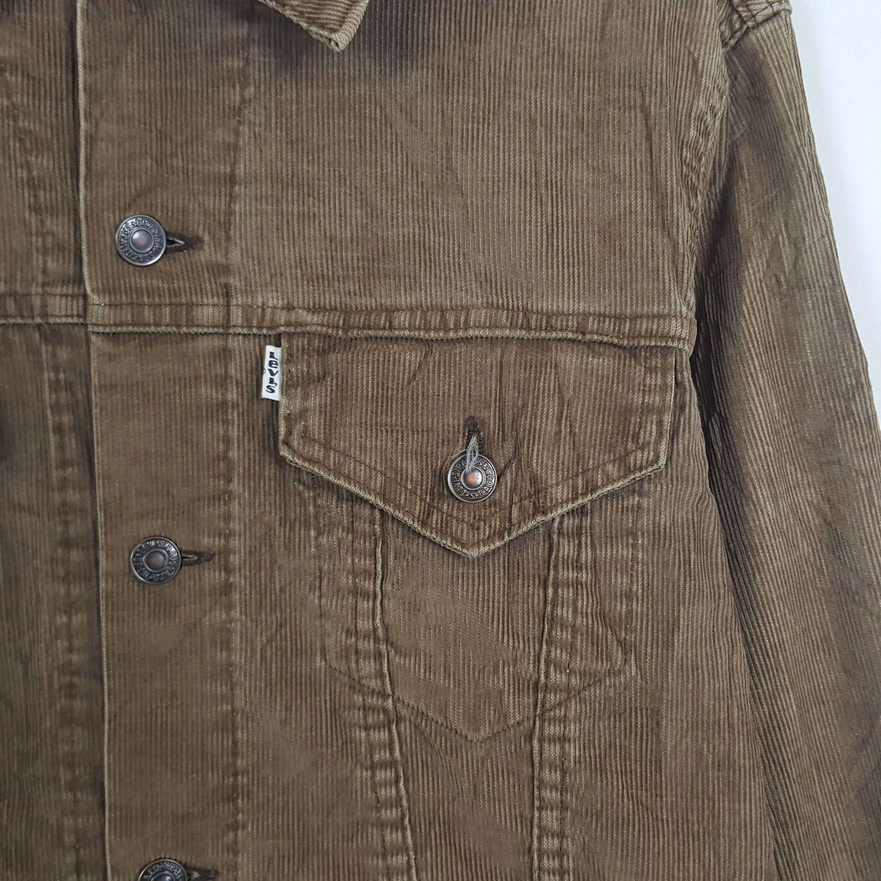 Levi's × Vintage Vintage Levi's Corduroy Button Up Jacket Size S / US 4 / IT 40 - 2 Thumbnail