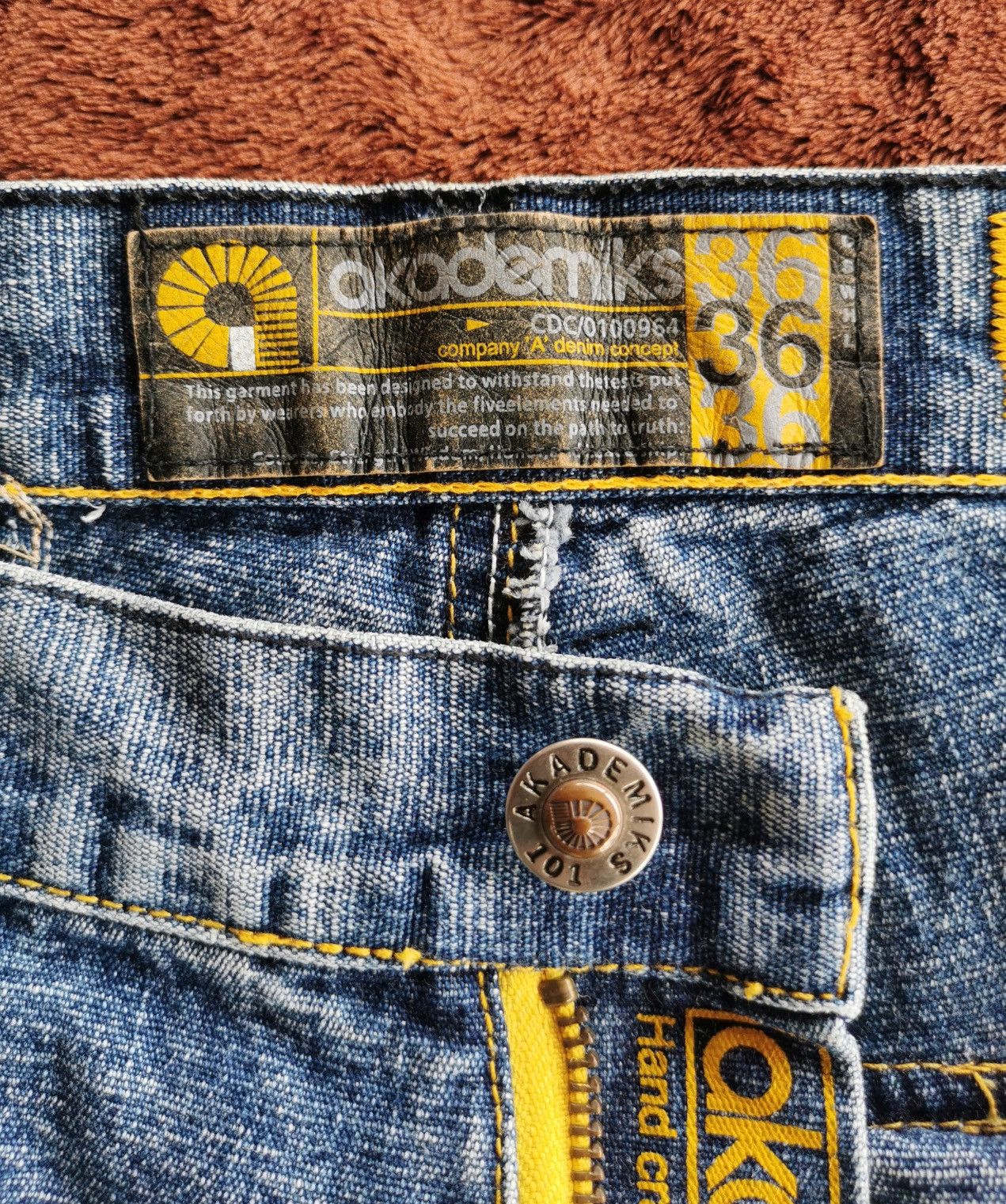 Akademiks Vintage Akademiks Baggy Jeans Skate Size 36x29 Size US 36 / EU 52 - 12 Thumbnail