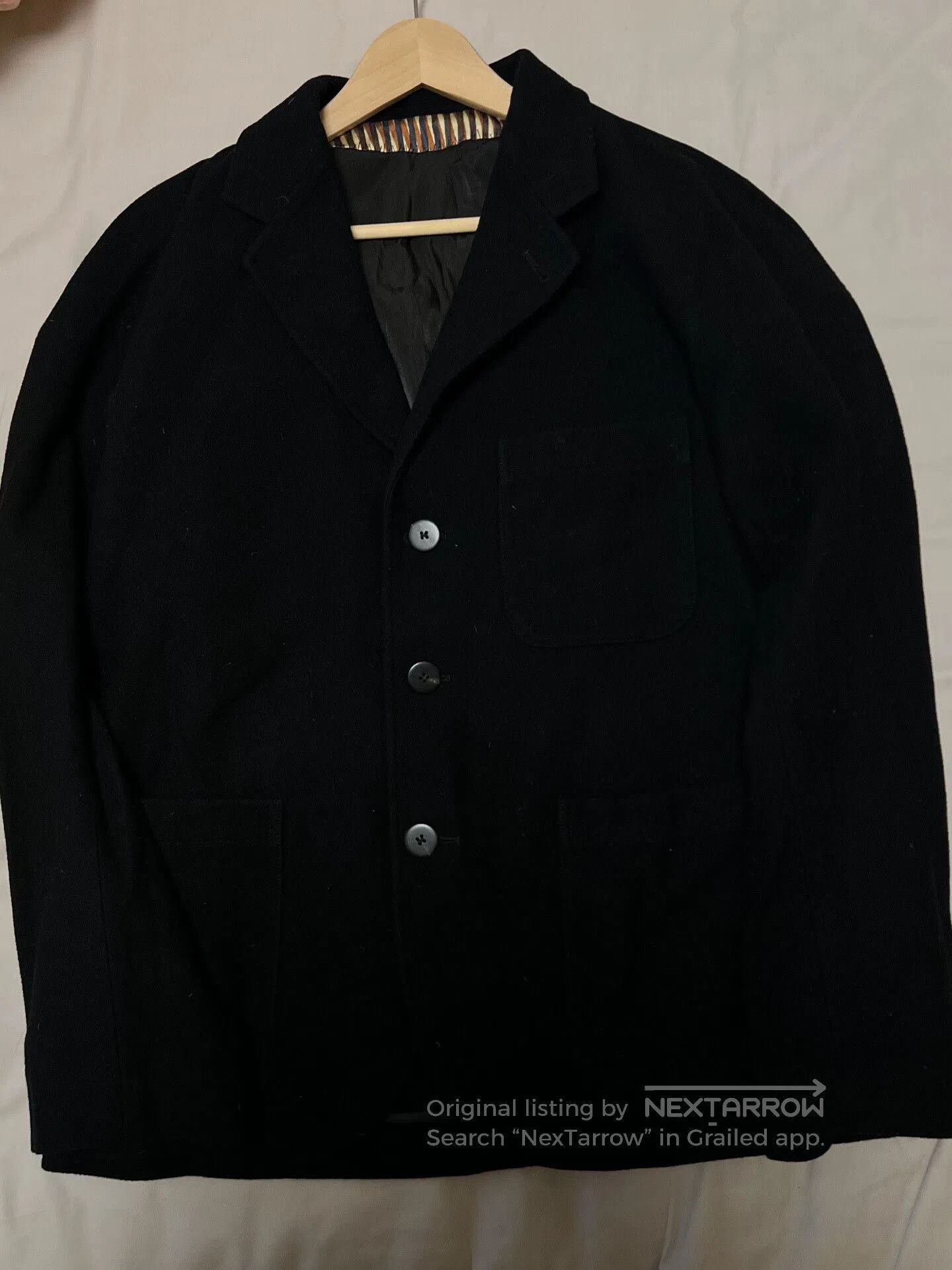 Visvim Visvim 21AW Falkland Black Wool Blazer. Size M / US 6-8 / IT 42-44 - 3 Thumbnail