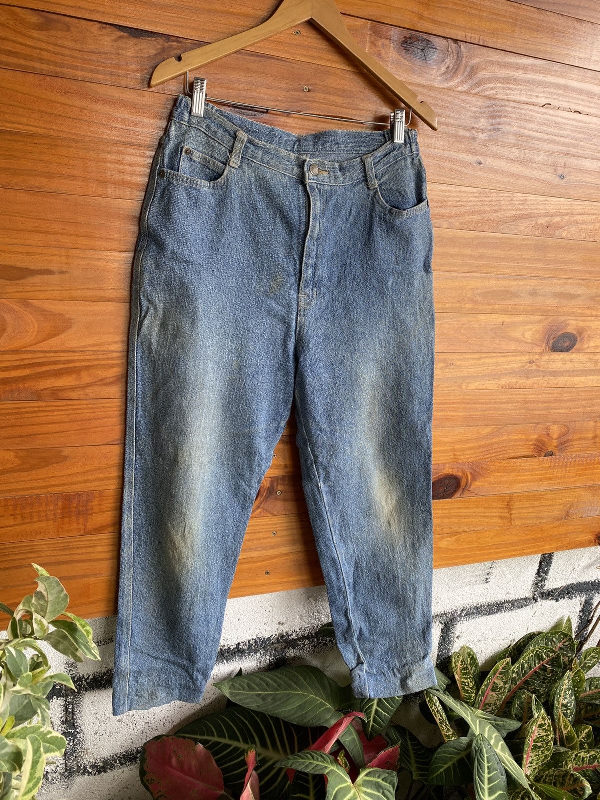 Vintage Vintage Women’s Embroider Pocket Jeans High Waist Light Wash Size 28" / US 6 / IT 42 - 5 Thumbnail